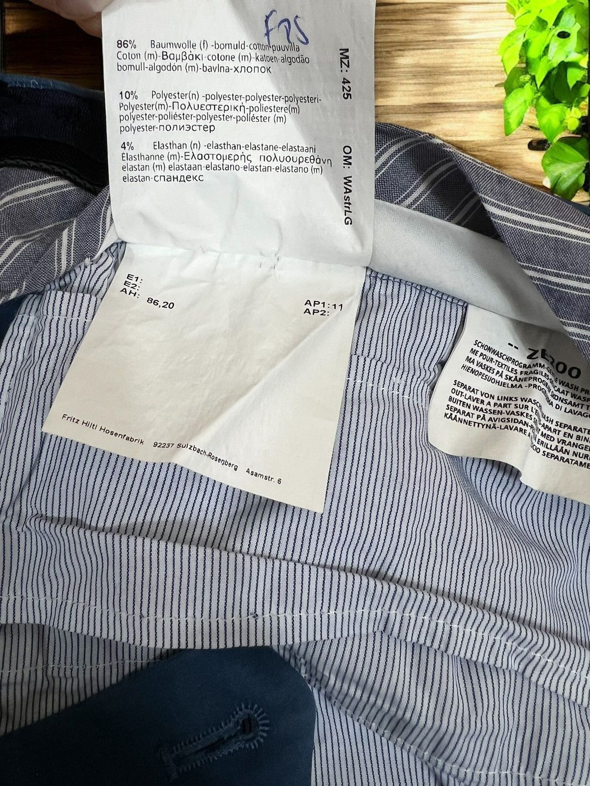 Hiltl Hiltl blue chino trousers size 50 Size US 34 / EU 50 - 6 Thumbnail