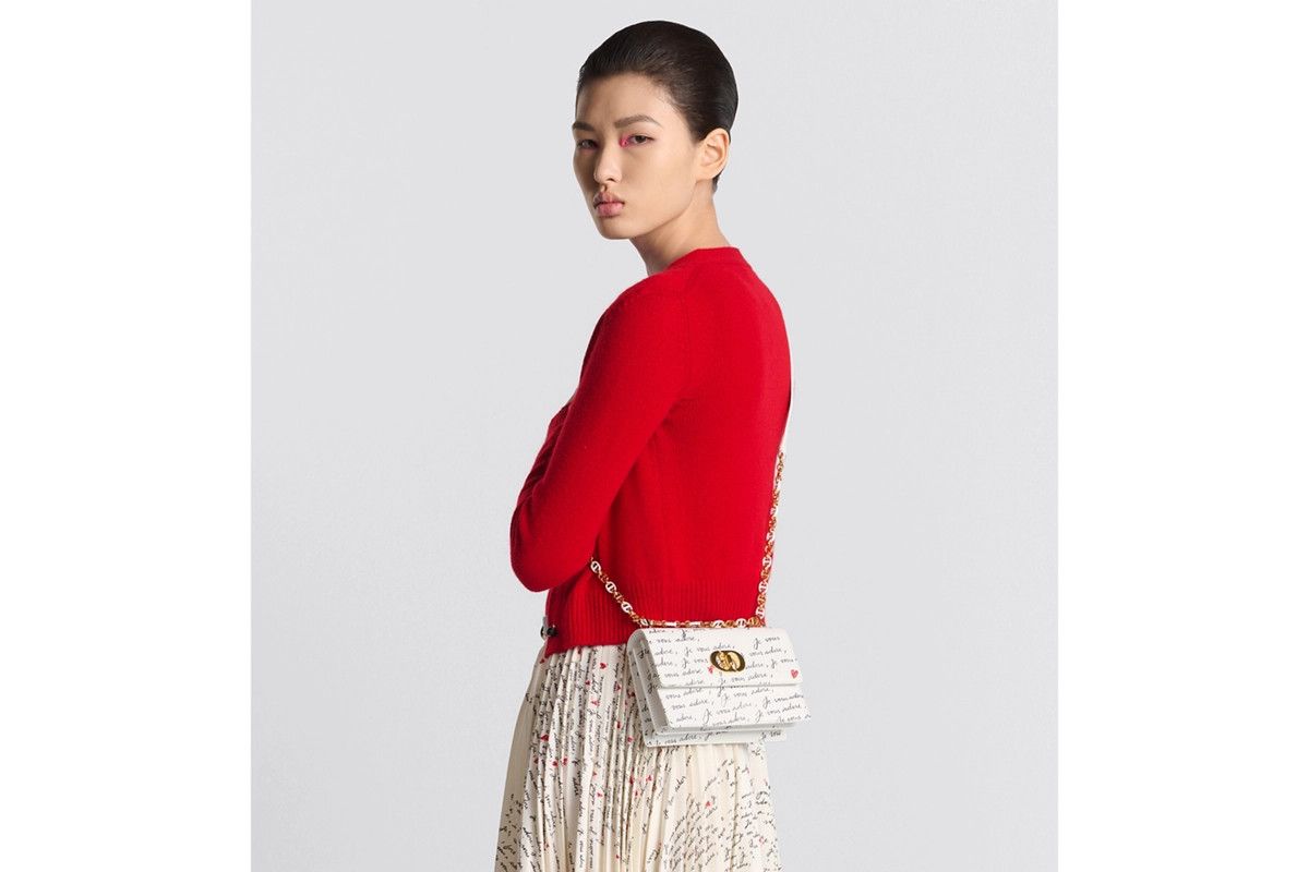 Dior o1bcso1str0226 Size:OS/Miss Caro Mini Bag in White/Black Size ONE SIZE - 6 Thumbnail