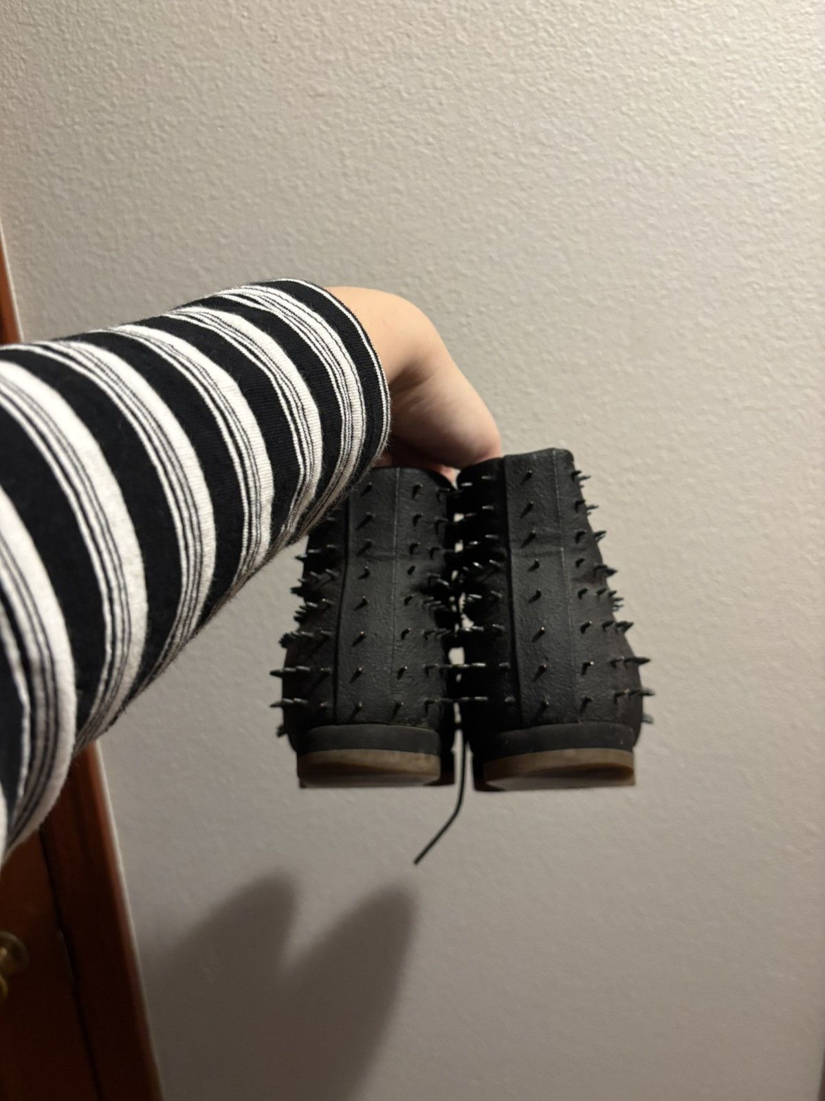 Other Black Studded Ankle Boots from ForFex Size US 9 / EU 42 - 5 Thumbnail