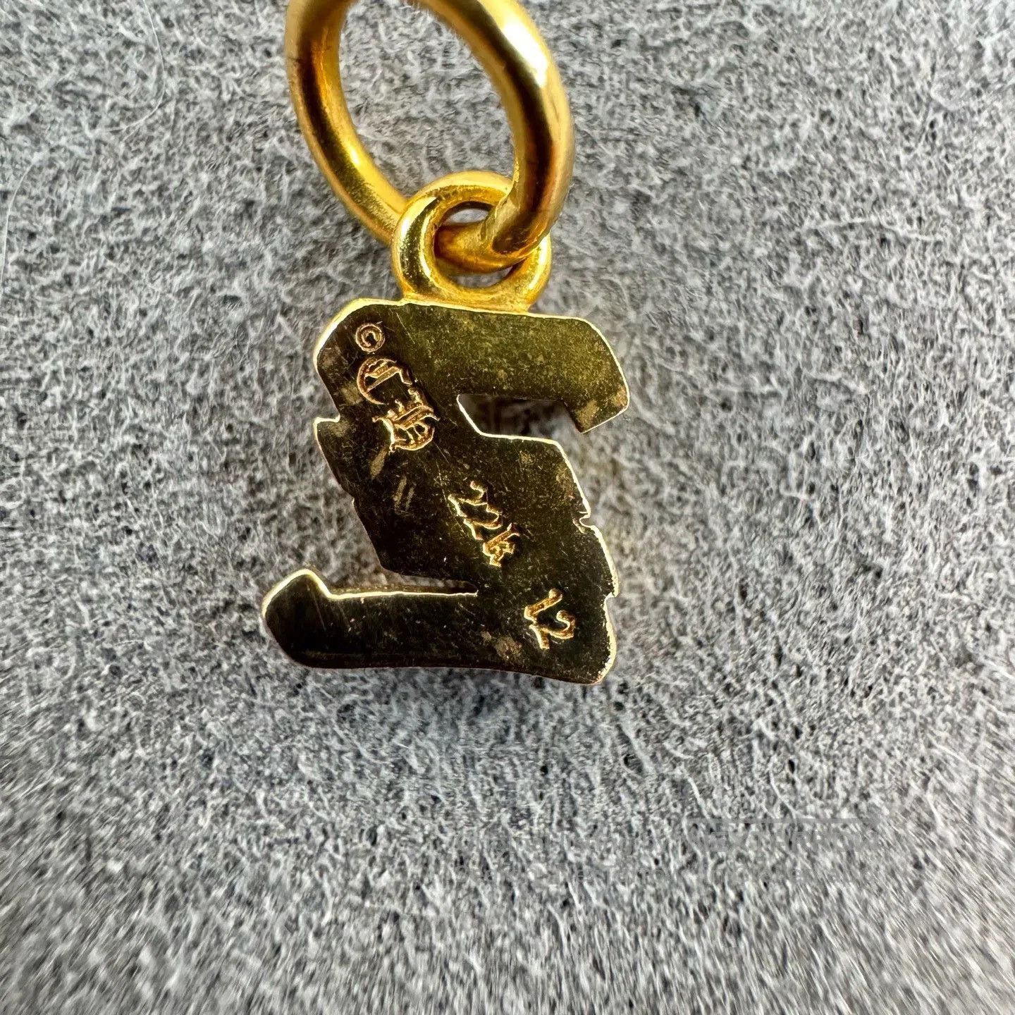 Chrome Hearts Chrome Hearts 22K Letter 'Z' Pendant. Size ONE SIZE - 3 Thumbnail