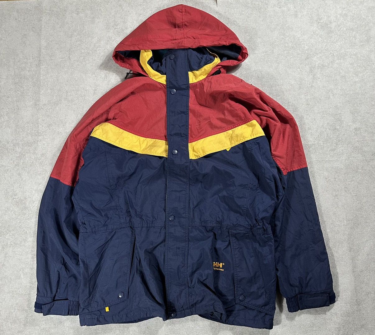 Helly Hansen Helly Hansen Vintage Waterproof Windbreaker Jacket Size US L / EU 52-54 / 3 - 1 Thumbnail