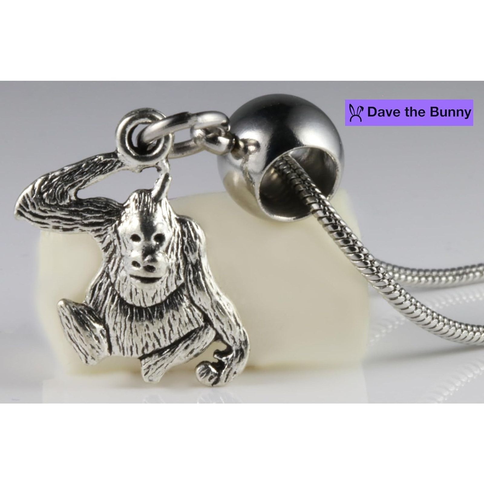 & Other Stories Orangatang Necklace - Funky Monkey Animal Jewelry Size ONE SIZE - 4 Thumbnail