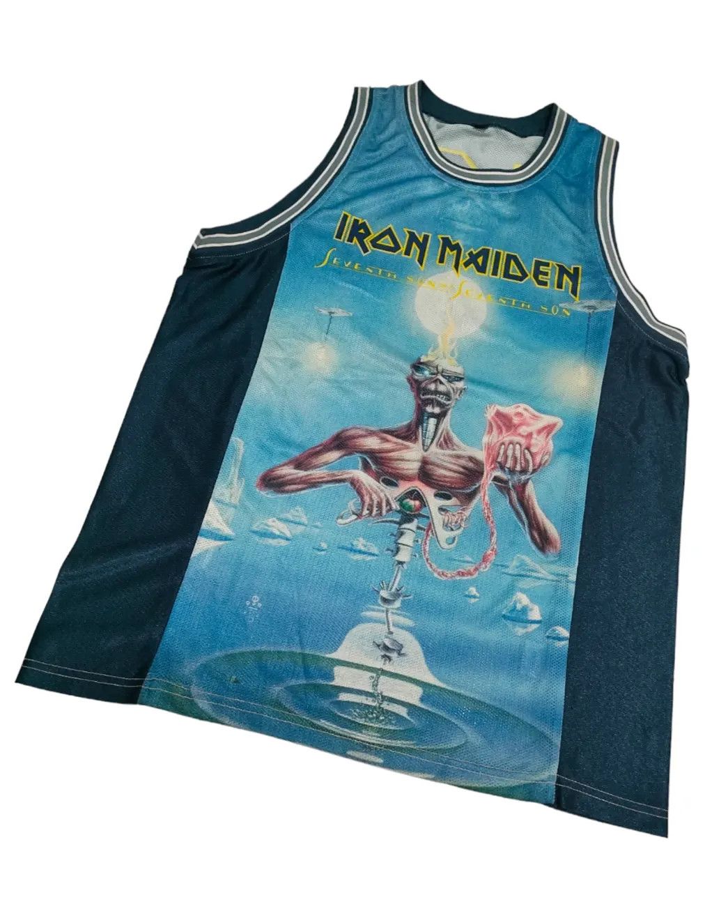 Band Tees IRON MAIDEN - SEVENTH SON Basketball Jerseys Size US L / EU 52-54 / 3 - 1 Thumbnail