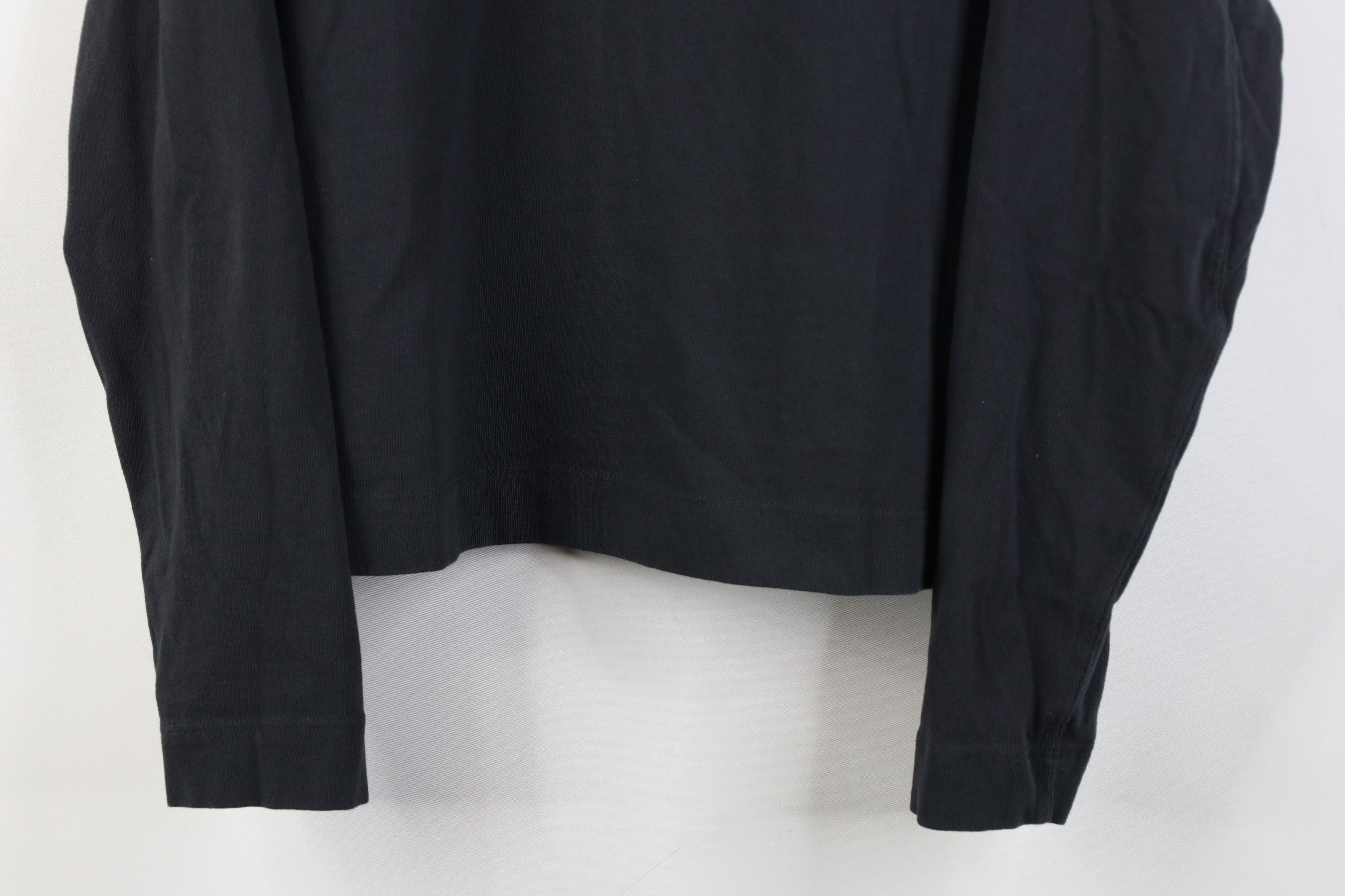 AYR AYR All Year Round Cropped Ribbed Knit Long Sleeve T-Shirt Size M / US 6-8 / IT 42-44 - 3 Thumbnail