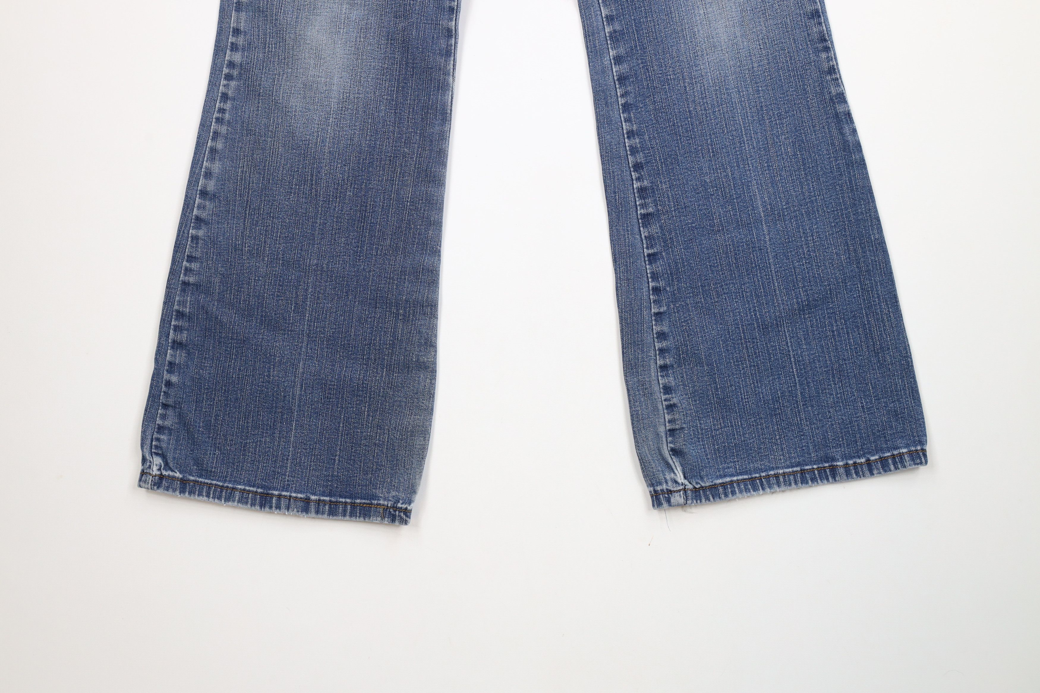 Levi's × Vintage Vintage Y2K Levis Flared Wide Leg Denim Jeans Babydoll Size 30" / US 8 / IT 44 - 4 Thumbnail