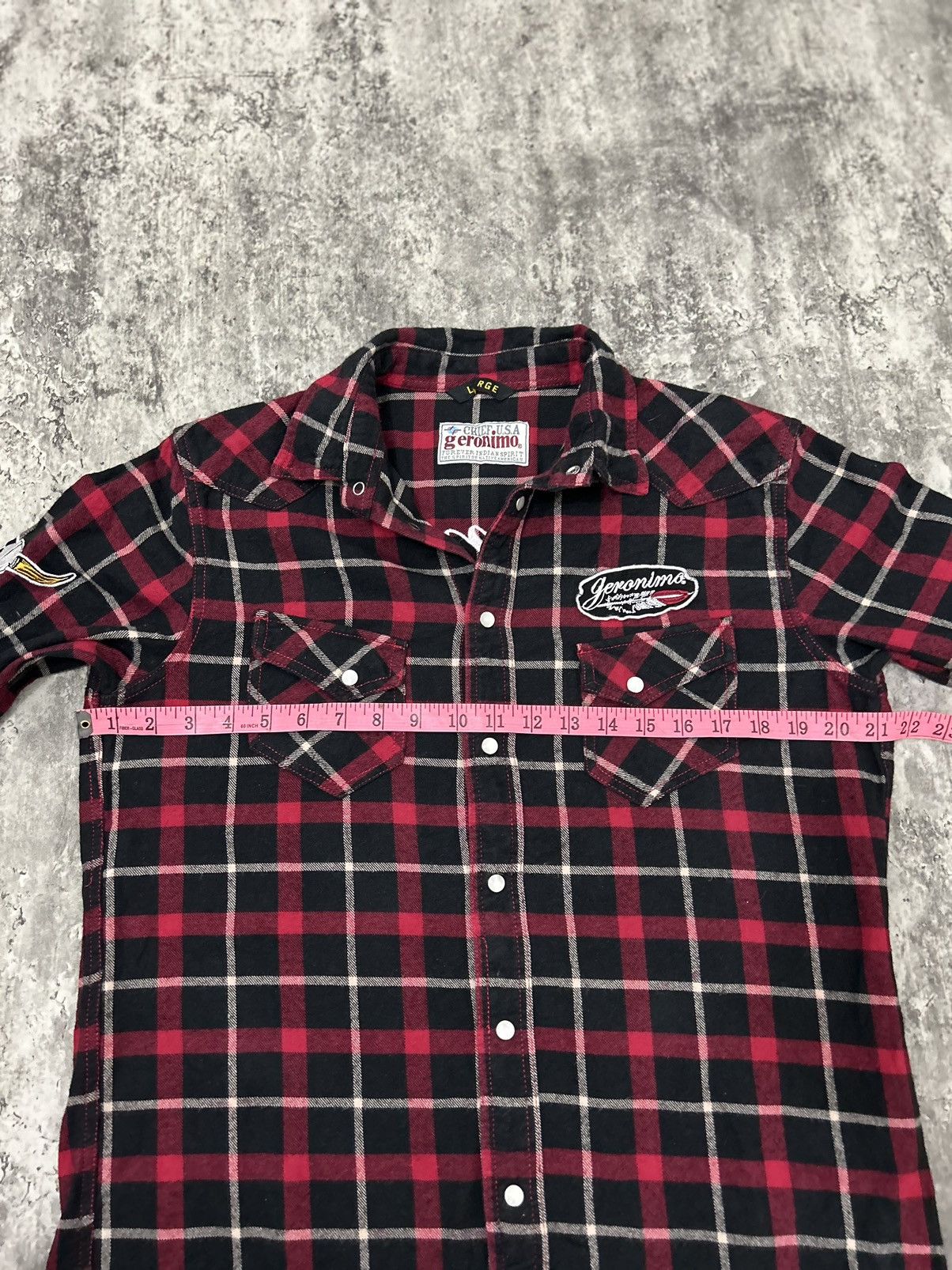 Hysteric Glamour Geronimo Pendant Goro’s Flannel Button Shirt Size US L / EU 52-54 / 3 - 12 Thumbnail