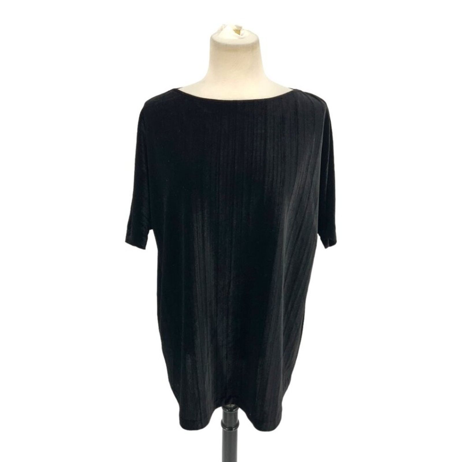 St. John St John Crushed Velvet Top Black Size Medium NWOT $695 MSRP Size M / US 6-8 / IT 42-44 - 2 Thumbnail