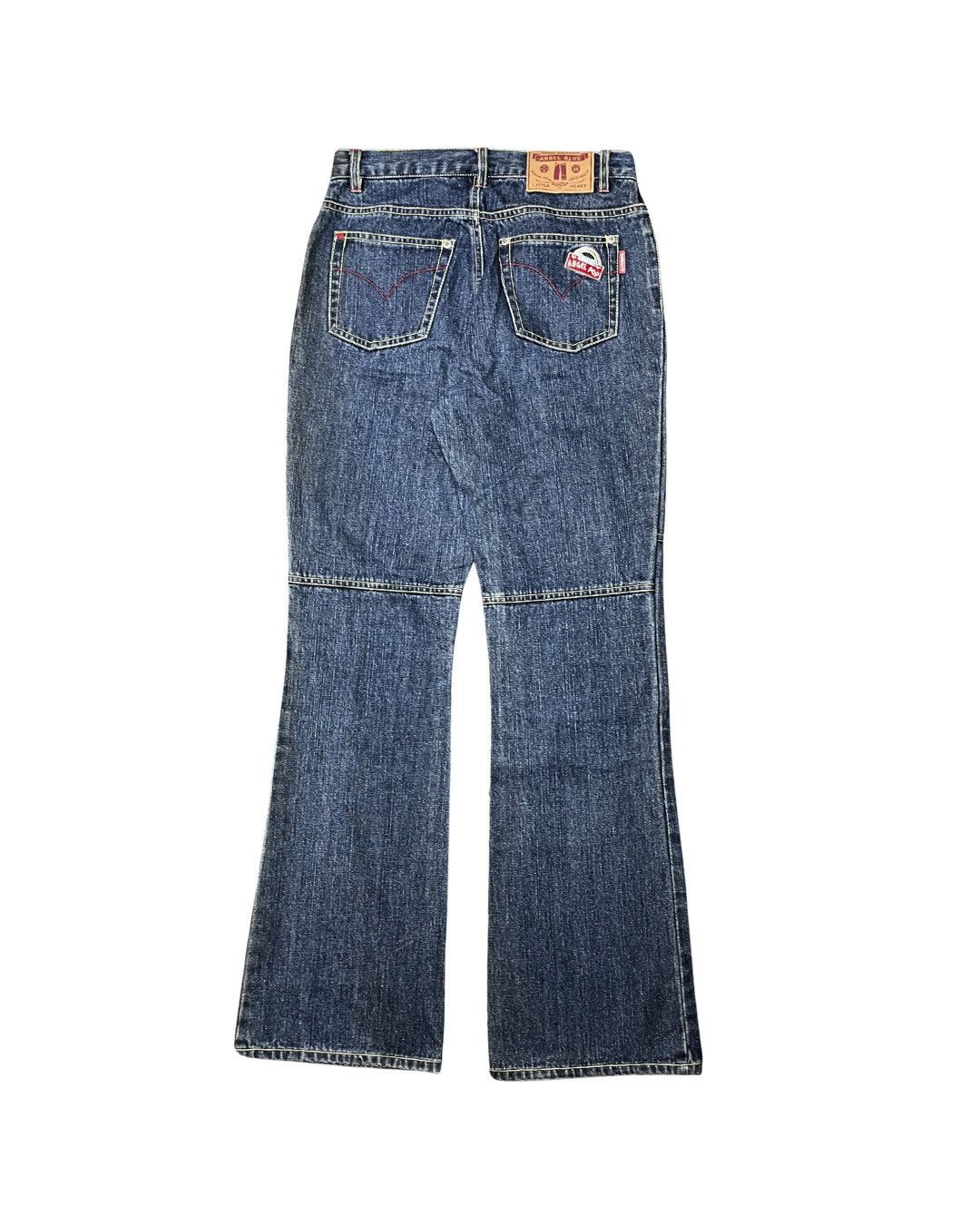 Angel Blue Angel Blue Established 1989 Motto Embroidery Flared Jeans Size 28" / US 6 / IT 42 - 2 Thumbnail