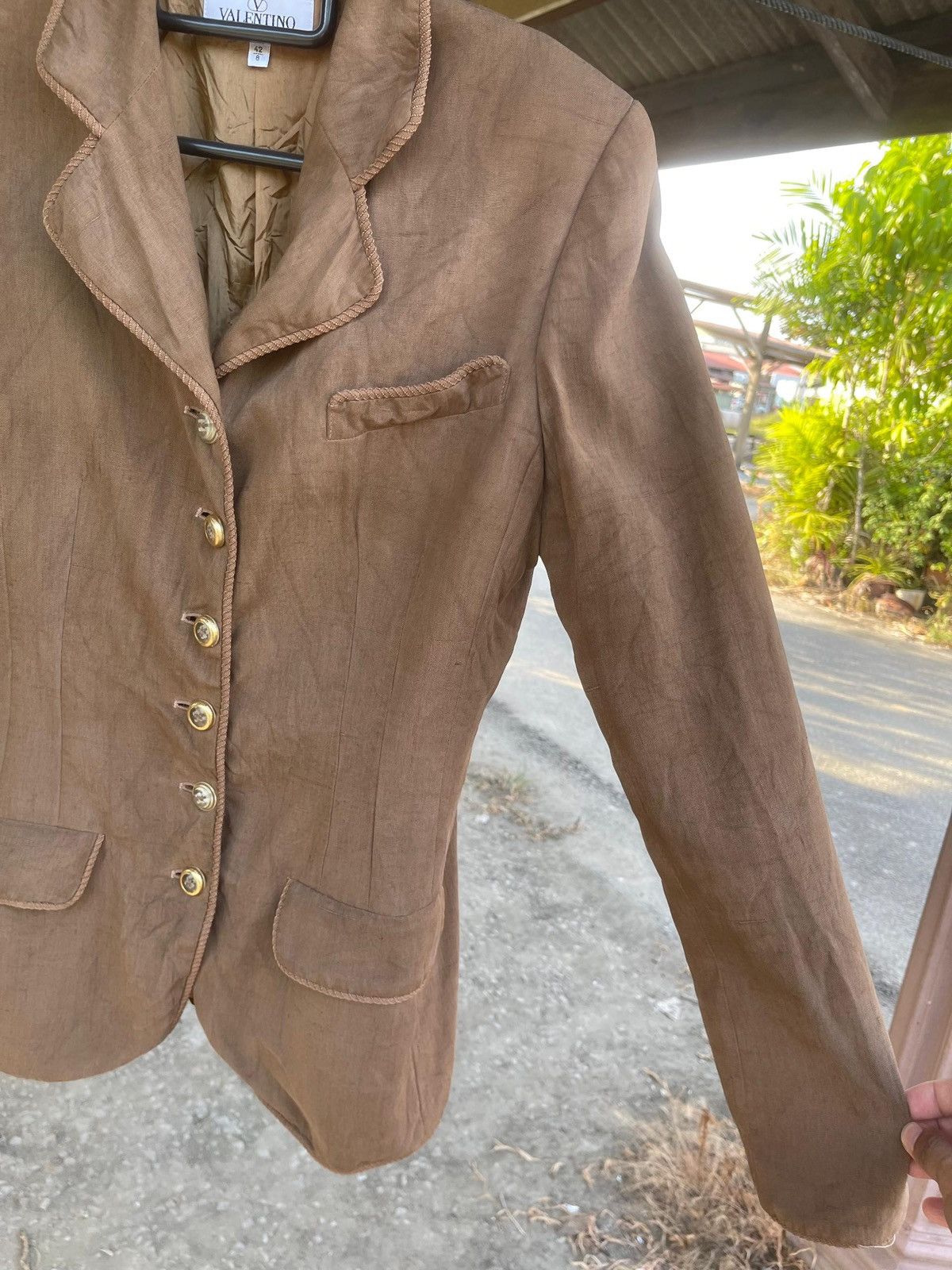 Valentino Luxury VALENTINO Button Up Jacket Size M / US 6-8 / IT 42-44 - 4 Thumbnail
