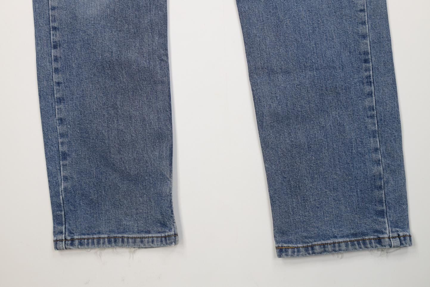 Levi's Vintage Y2K Levis 514 Stretch Straight Leg Denim Jeans Blue Size US 36 / EU 52 - 4 Thumbnail