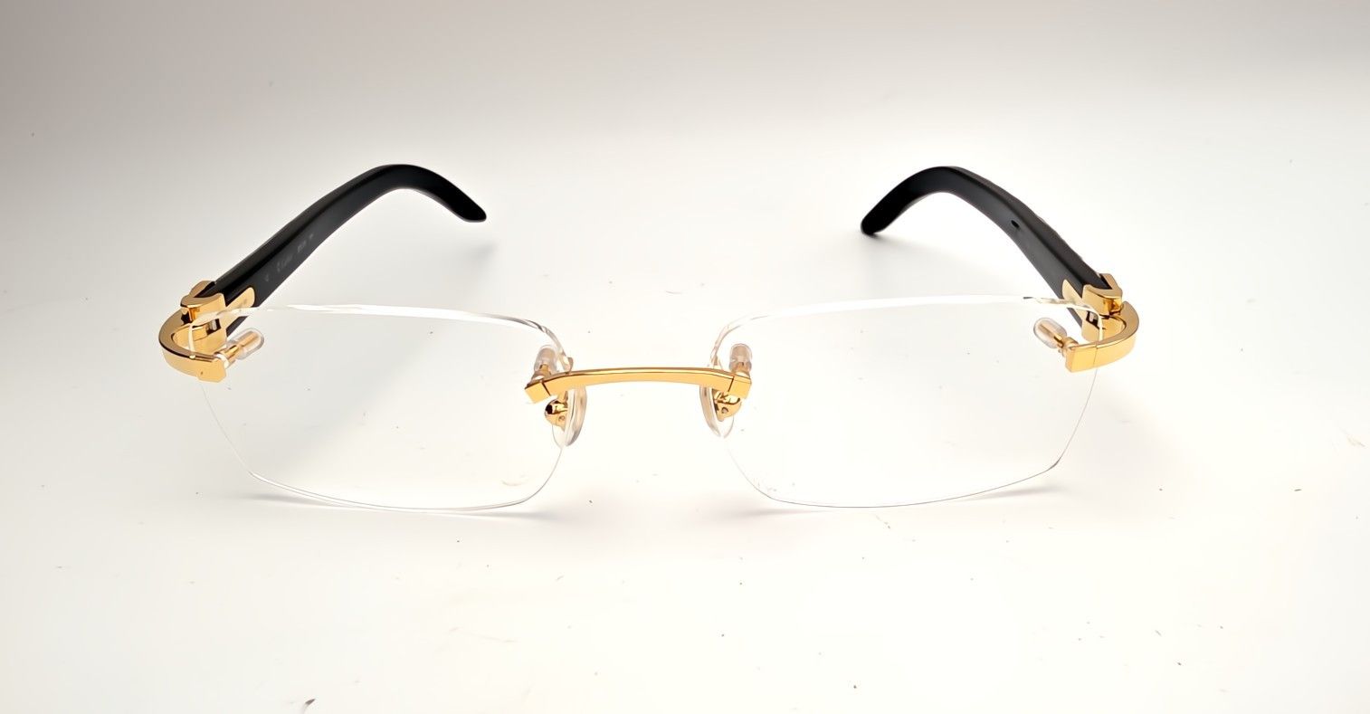 Cartier Authentic Cartier Black Buffalo Horn Glasses CT00460 Size ONE SIZE - 6 Thumbnail