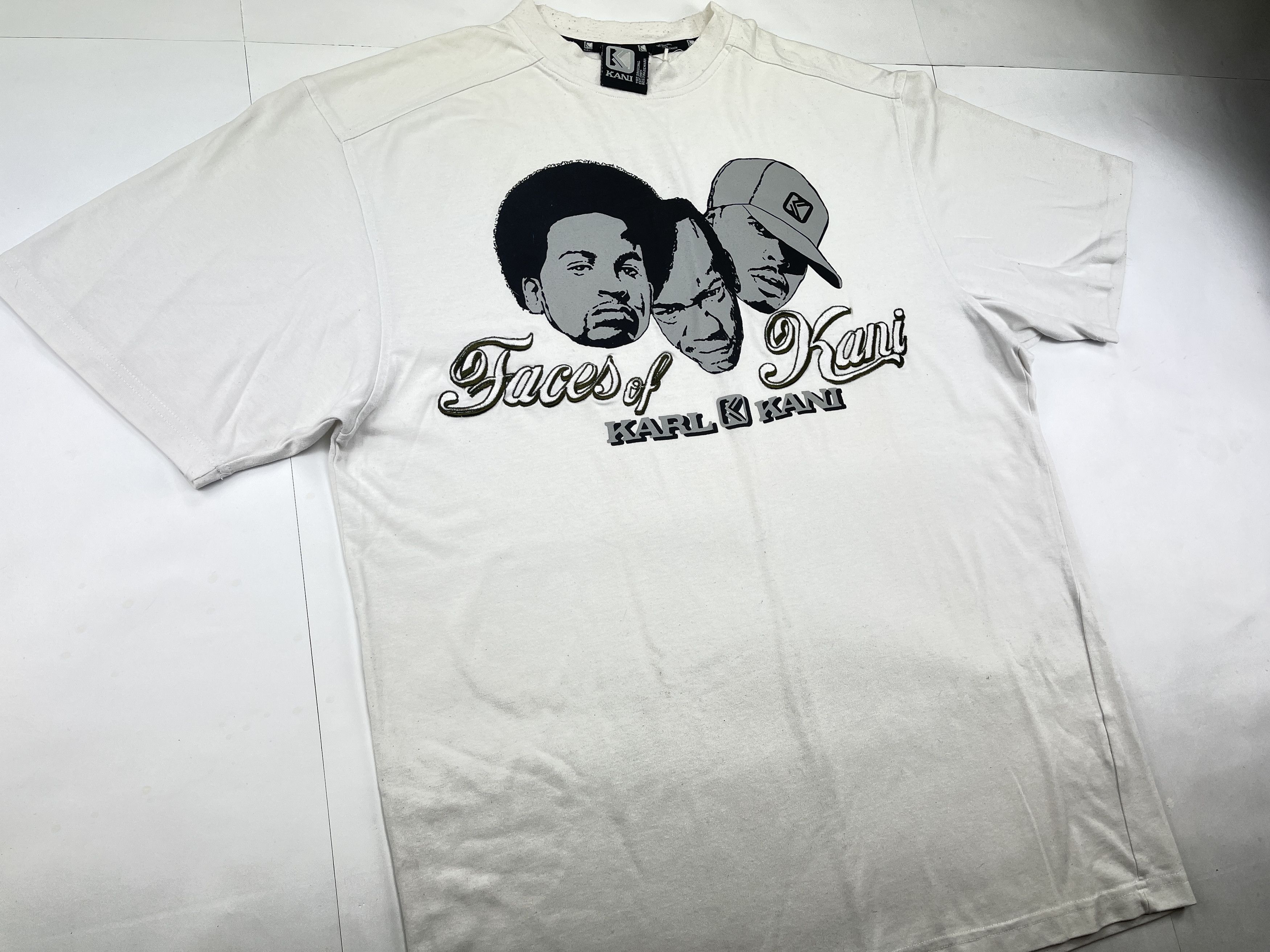 Karl Kani KARL KANI jersey, Faces of Kani, vintage hip hop t-shirt L Size US L / EU 52-54 / 3 - 2 Thumbnail