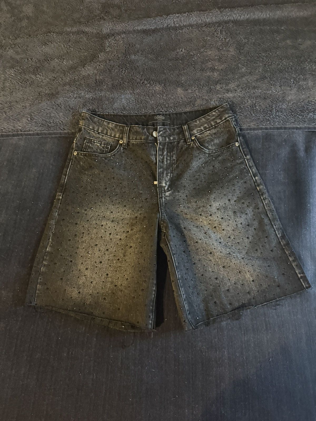 HMDD HMDD Billie Jean denim shorts black Size US 30 / EU 46 - 1 Thumbnail