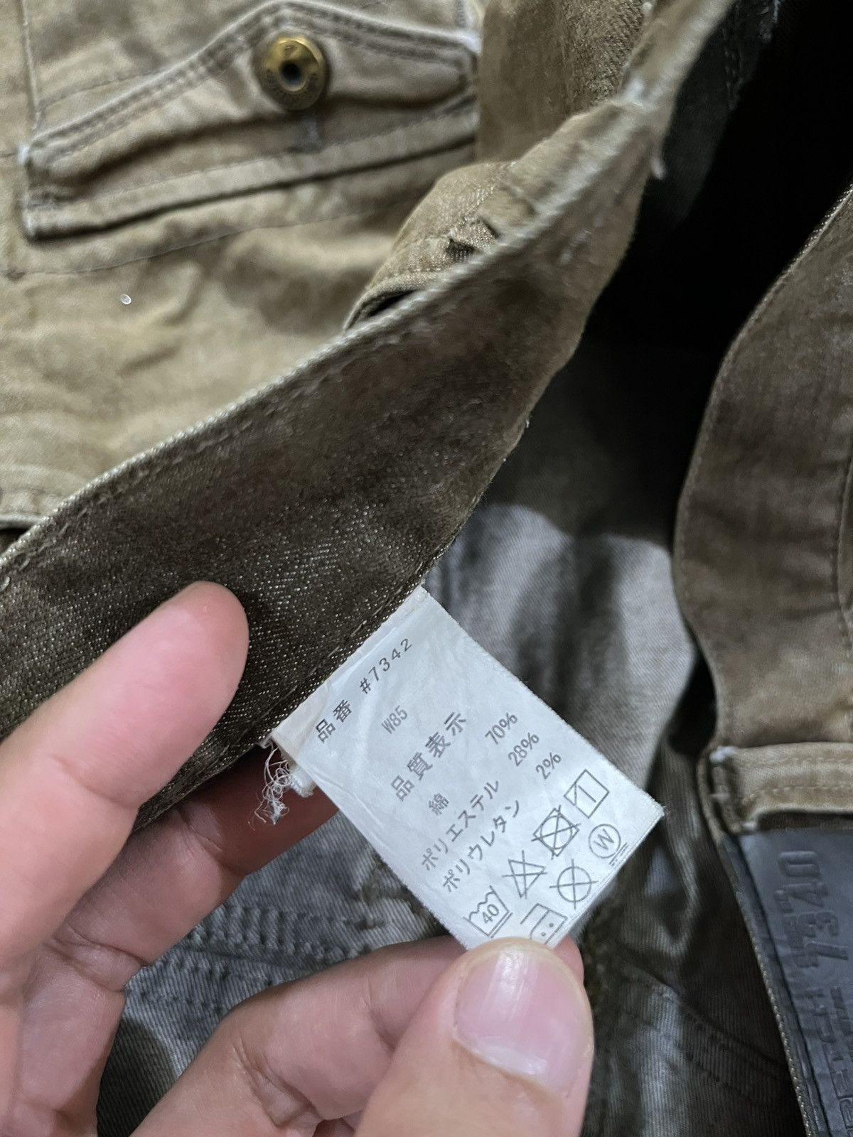 Japanese Brand FRIDAY SALE‼️🔥 Avant Garde Iz Frontier Skinny Punk Cargo Size US 33 - 10 Thumbnail