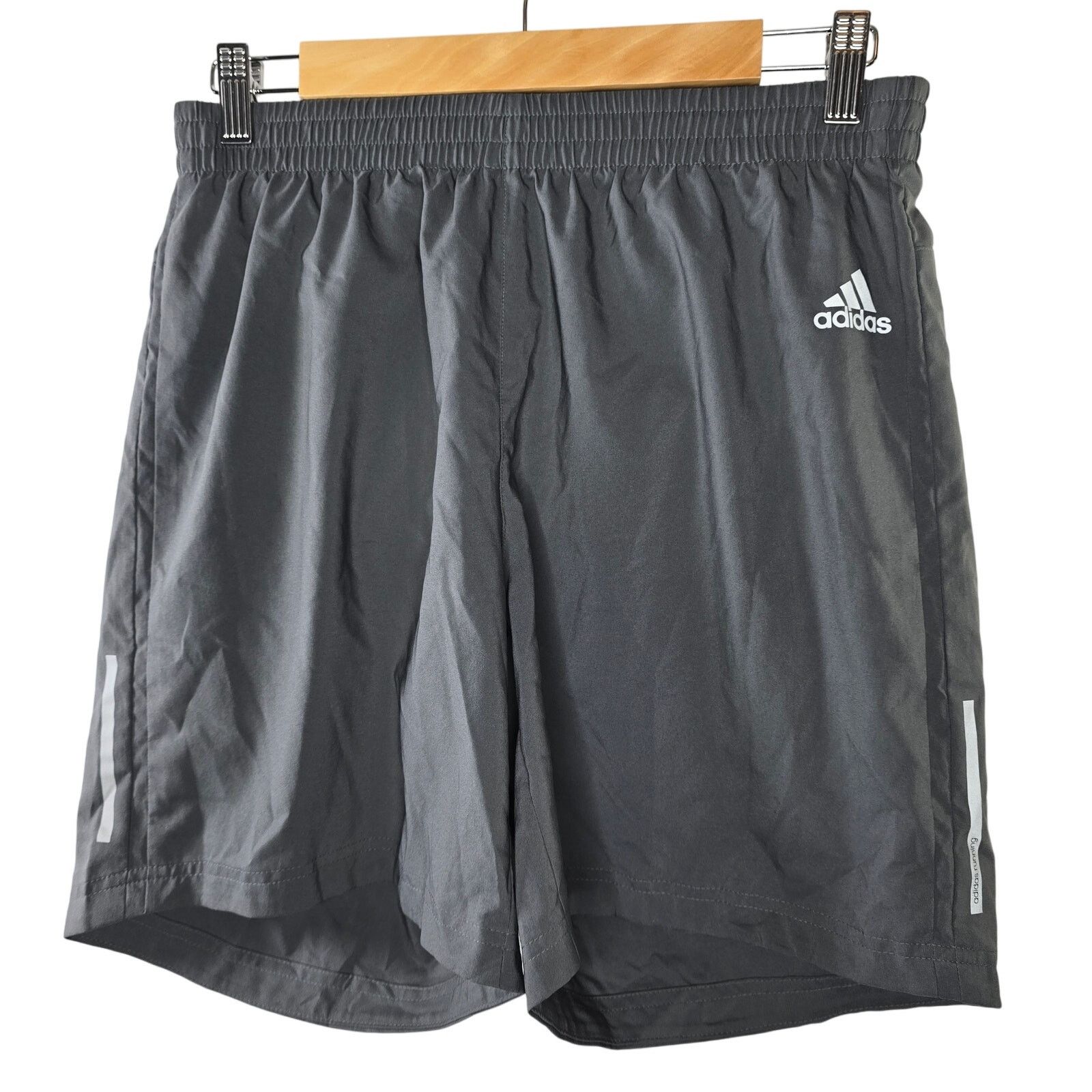 Adidas Adidas Gray Energy Running Lined Athletic Shorts Medium 7" Size US 28 / EU 44 - 1 Thumbnail