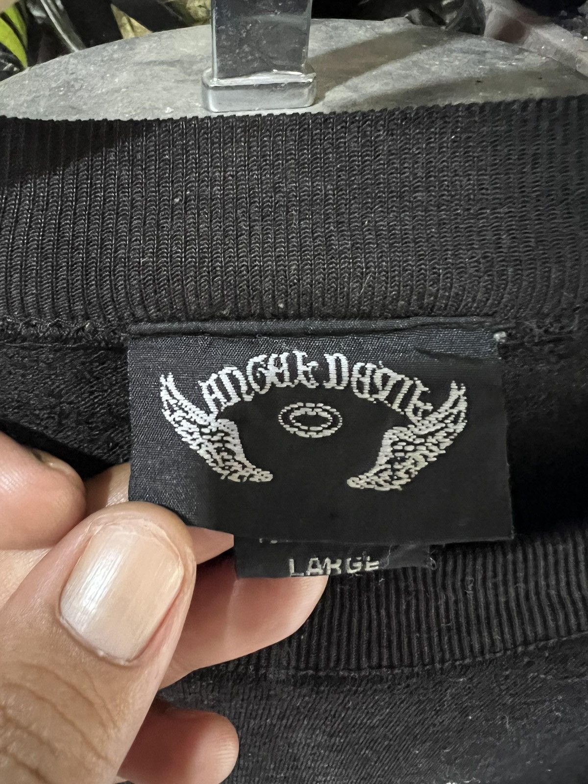 If Six Was Nine 🔥Vintage Angel Devil 9 Zenith Fortress Sweatshirt Size US M / EU 48-50 / 2 - 13 Thumbnail