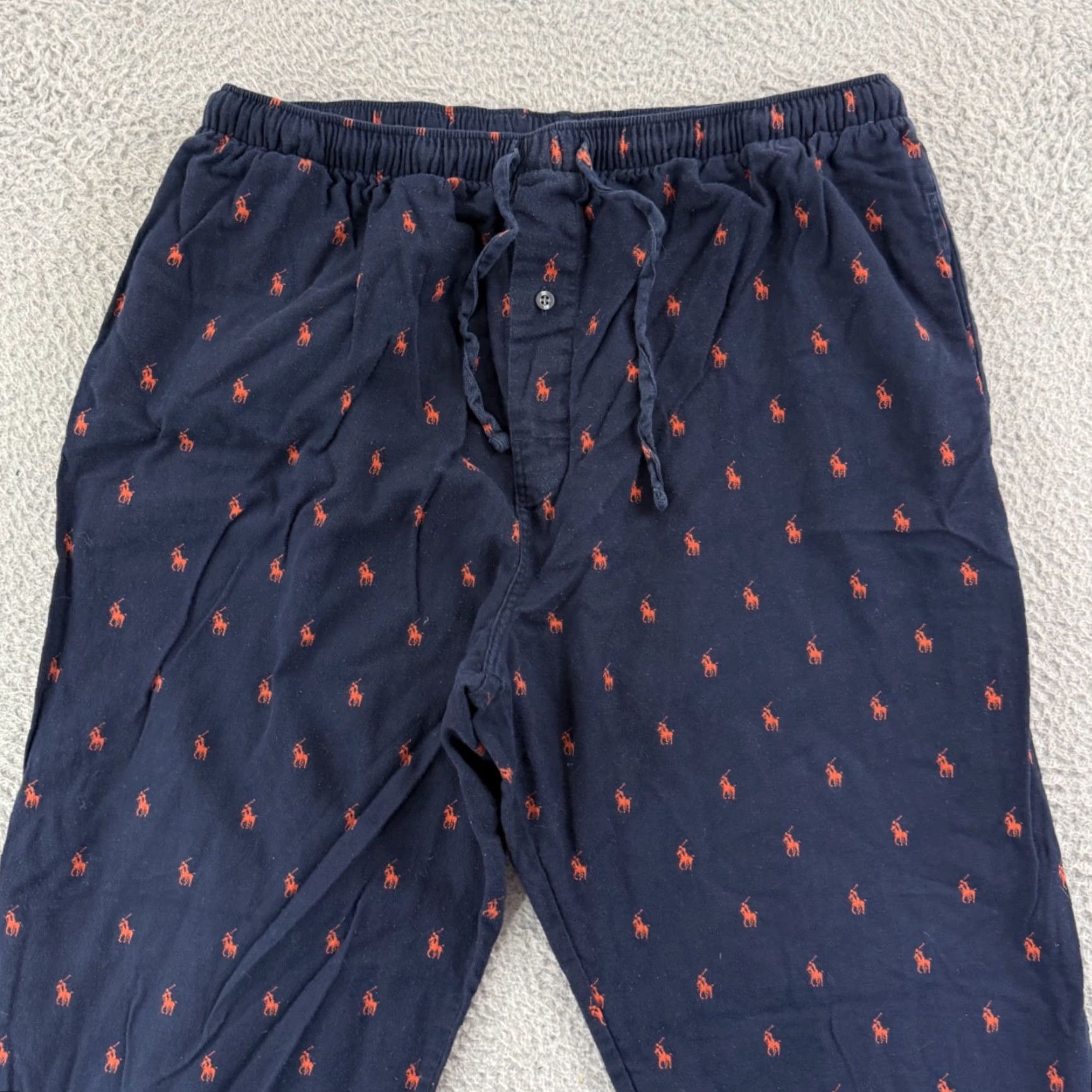 Polo Ralph Lauren Polo Ralph Lauren Sleepwear Pants Men Medium Loose Lounge Pony Logo Print Preppy Size US M / EU 48-50 / 2 - 3 Thumbnail