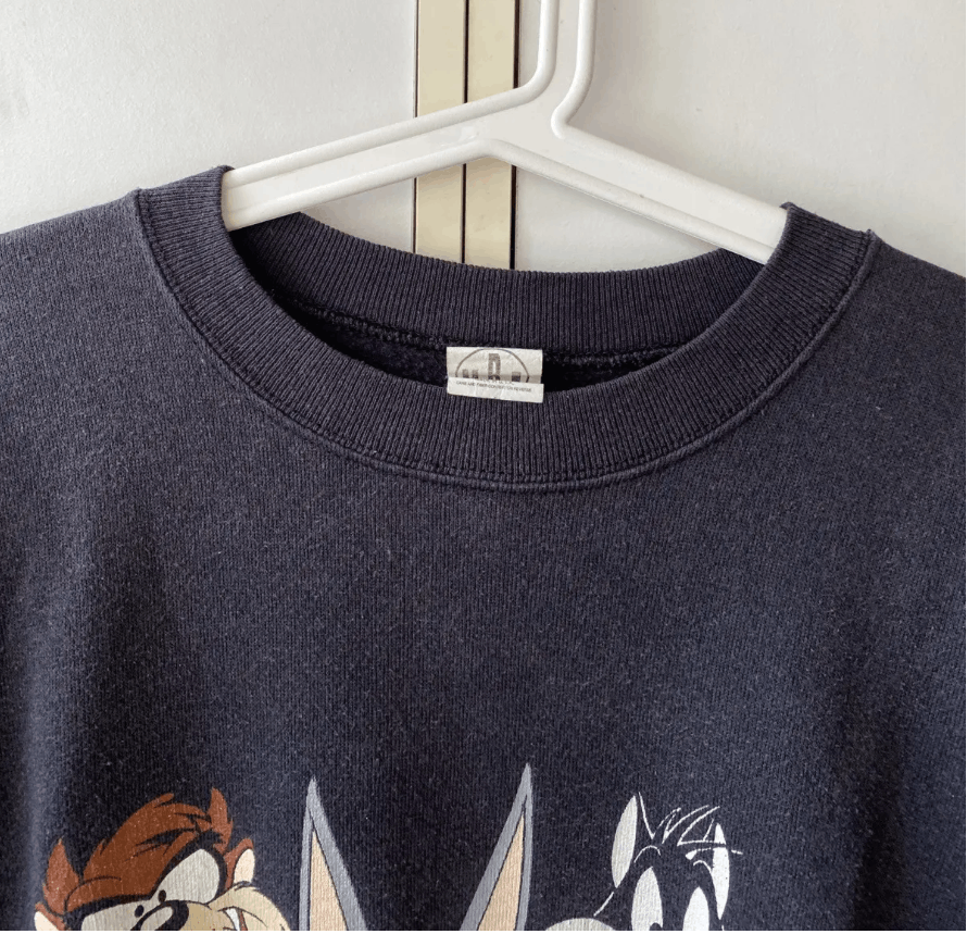 Vintage VINTAGE 1993 WARNER BROS CARTOON SWEATSHIRT Size US L / EU 52-54 / 3 - 5 Thumbnail