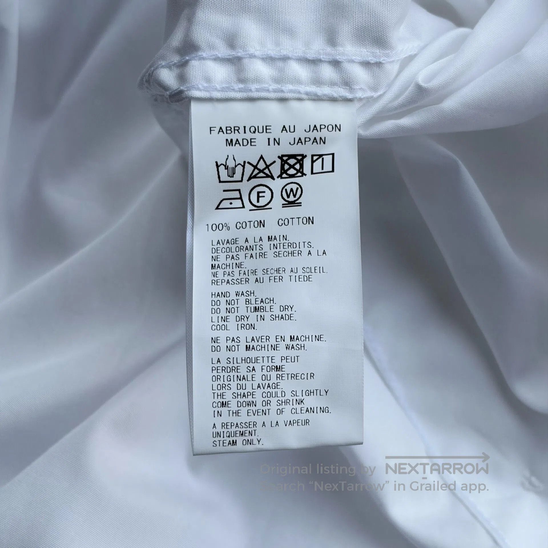 Yohji Yamamoto detachable collar white shirt by yohji yamamoto. Size US M / EU 48-50 / 2 - 8 Thumbnail
