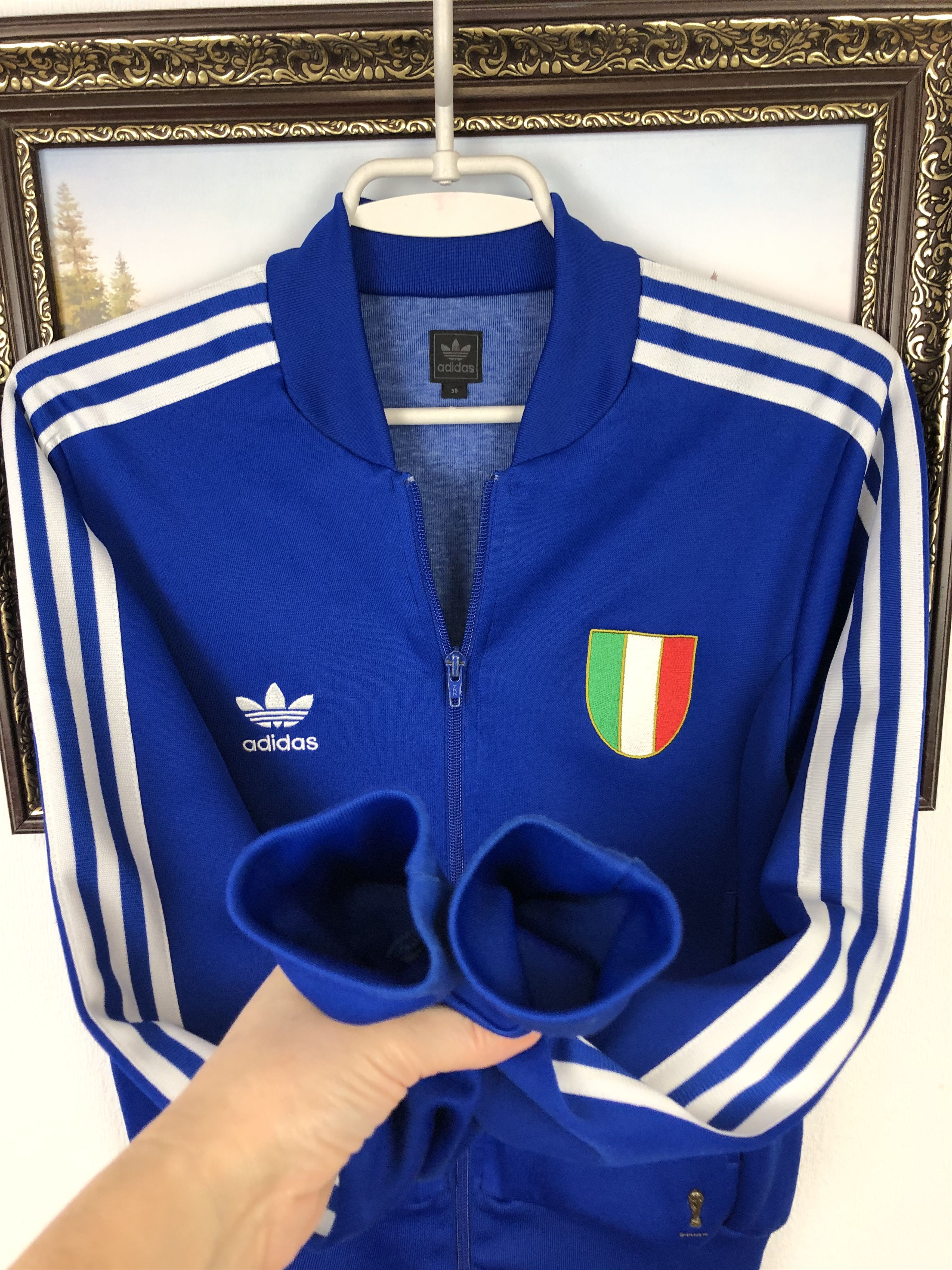 Adidas Vintage Adidas Originals Italy Woman Jacket Football Track Size M / US 6-8 / IT 42-44 - 6 Thumbnail