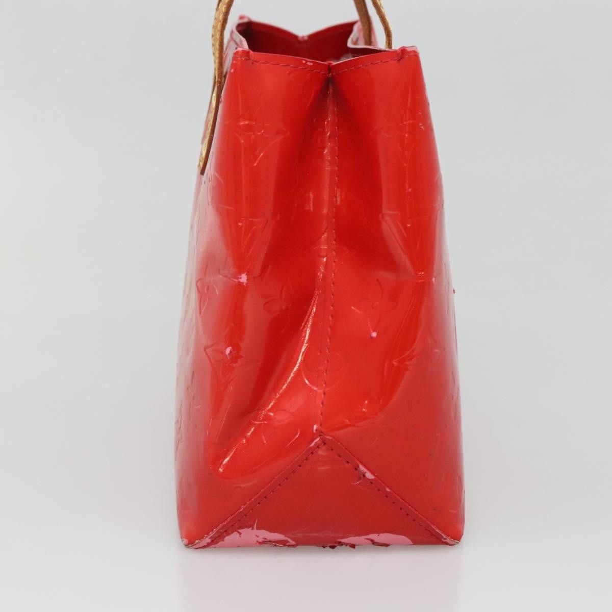 Louis Vuitton LOUIS VUITTON Monogram Vernis Reade PM Hand Bag Red Rouge Size ONE SIZE - 4 Thumbnail