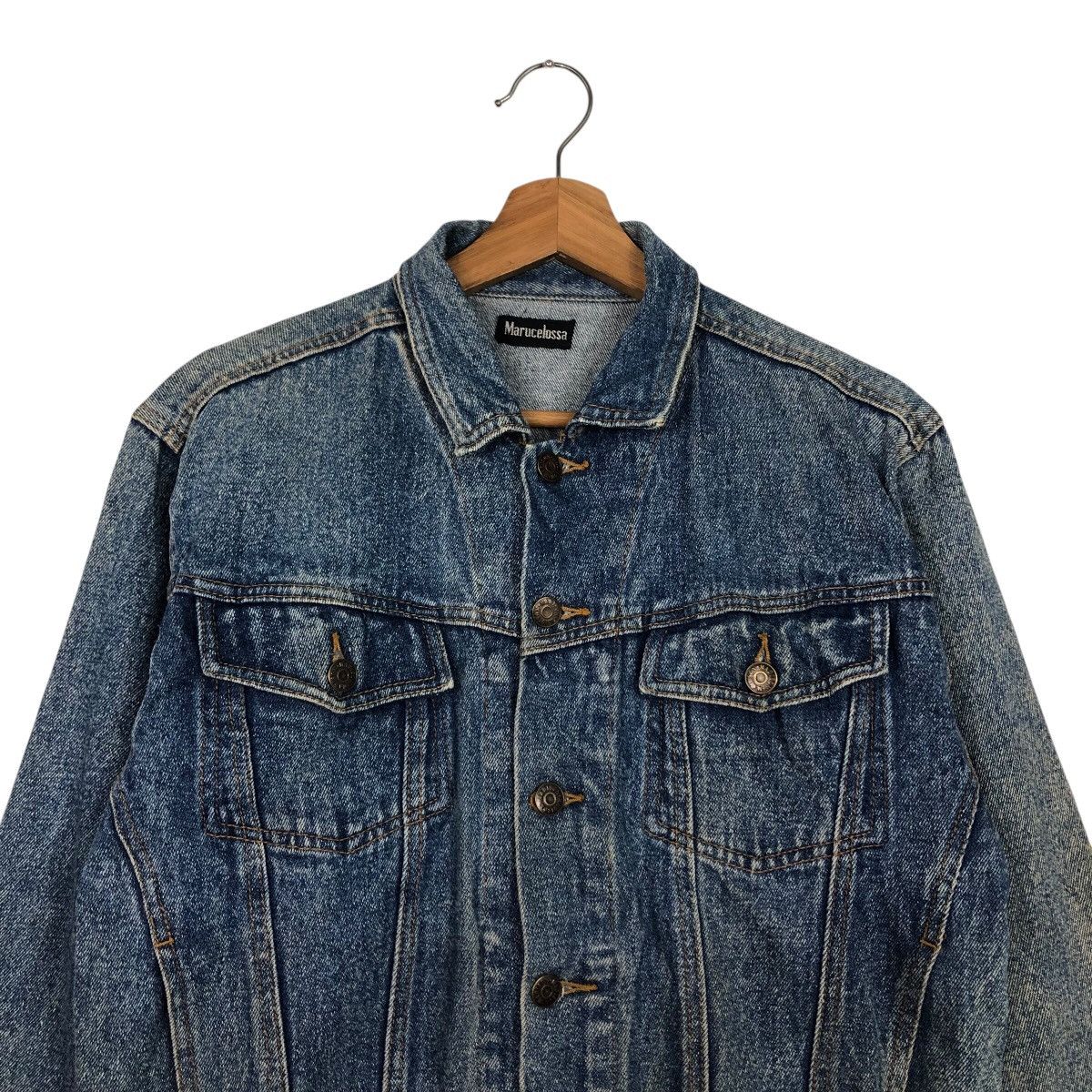 Japanese Brand 📌Vintage Trucker Denim Jacket Marucelossa Issey Miyake Size US M / EU 48-50 / 2 - 4 Thumbnail