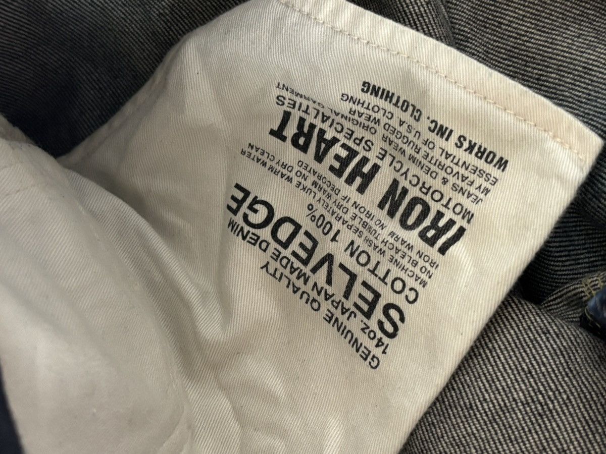 Iron Heart Iron Heart Selvedge Raw Denim Jeans Size US 34 / EU 50 - 10 Thumbnail