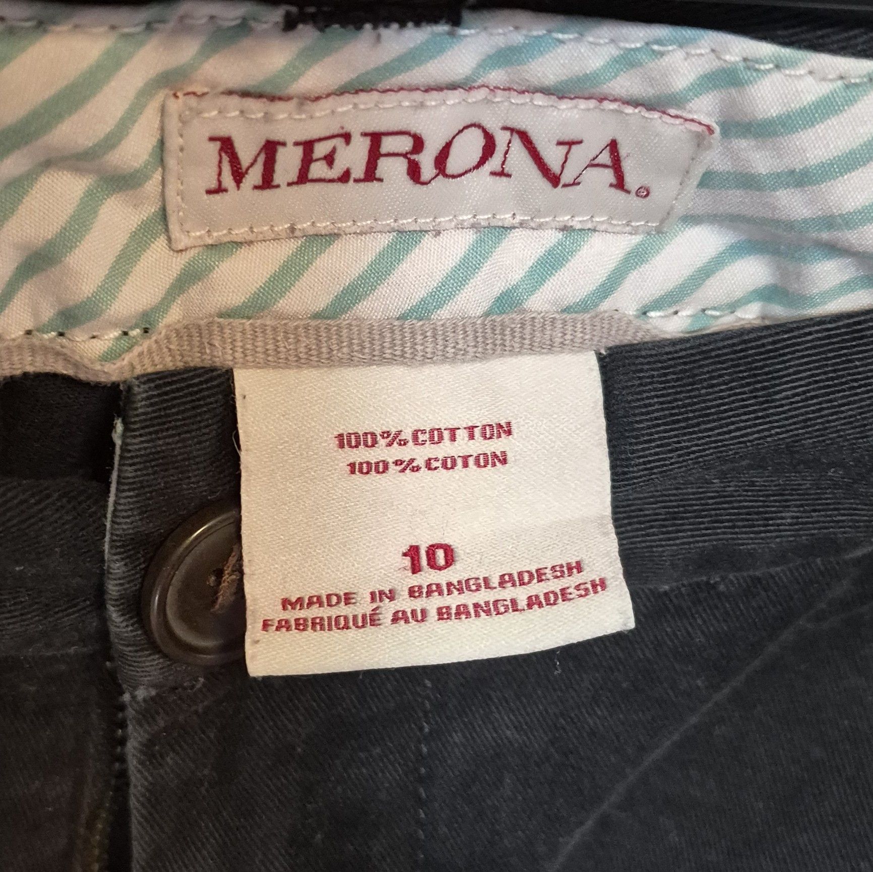 Merona Merona Size 10 Black Cotton Shorts Size 32" / US 10 / IT 46 - 5 Thumbnail