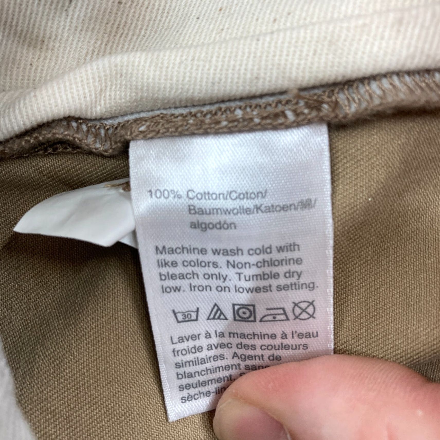 J.Crew J.Crew 484 Chino Pants Mens 44x34 Slim Straight Beige Khaki Preppy Casual Size US 44 / EU 60 - 7 Thumbnail