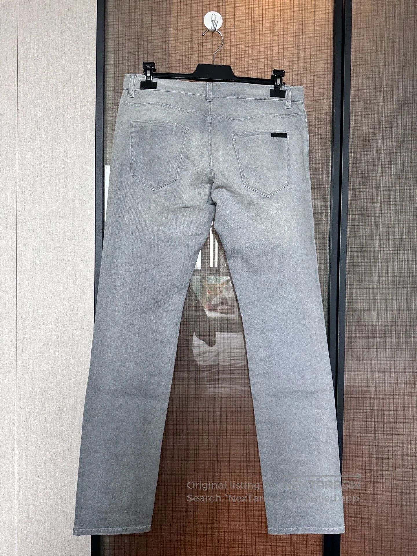 Prada Prada Casual Gray Denim Pants for Men. Size US 35 - 2 Thumbnail