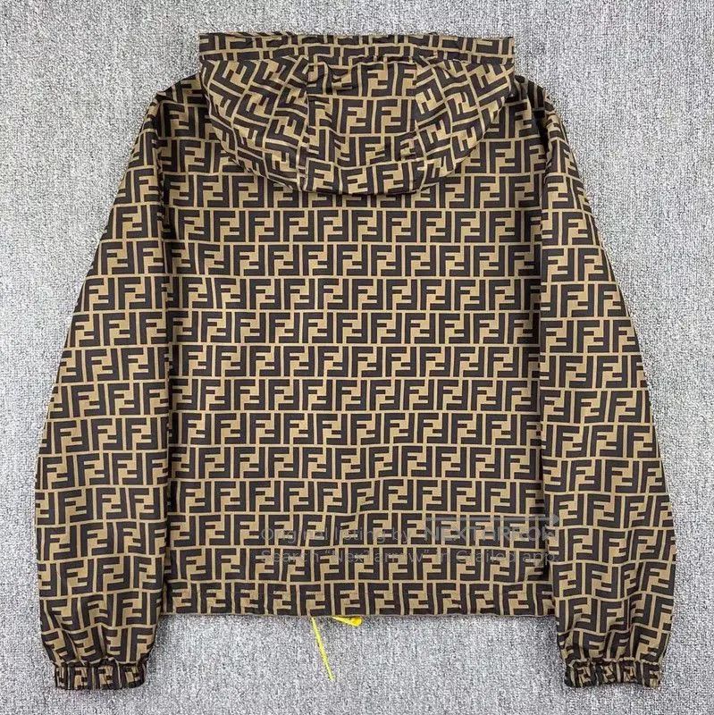 Fendi Fendi Color Block Polyester Women's Jacket . Size XL / US 12-14 / IT 48-50 - 2 Thumbnail