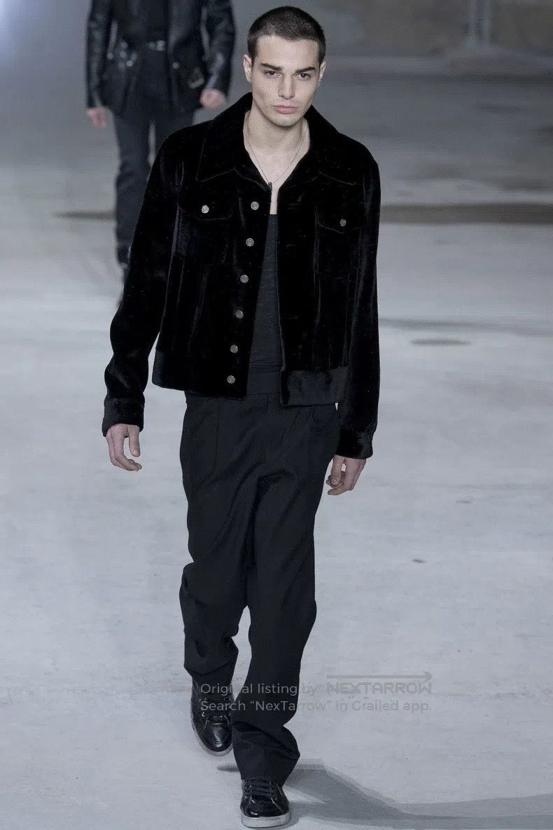 Saint Laurent Paris Saint Laurent Paris Black Double Belted Wool Straight Trou Size US 28 / EU 44 - 7 Thumbnail