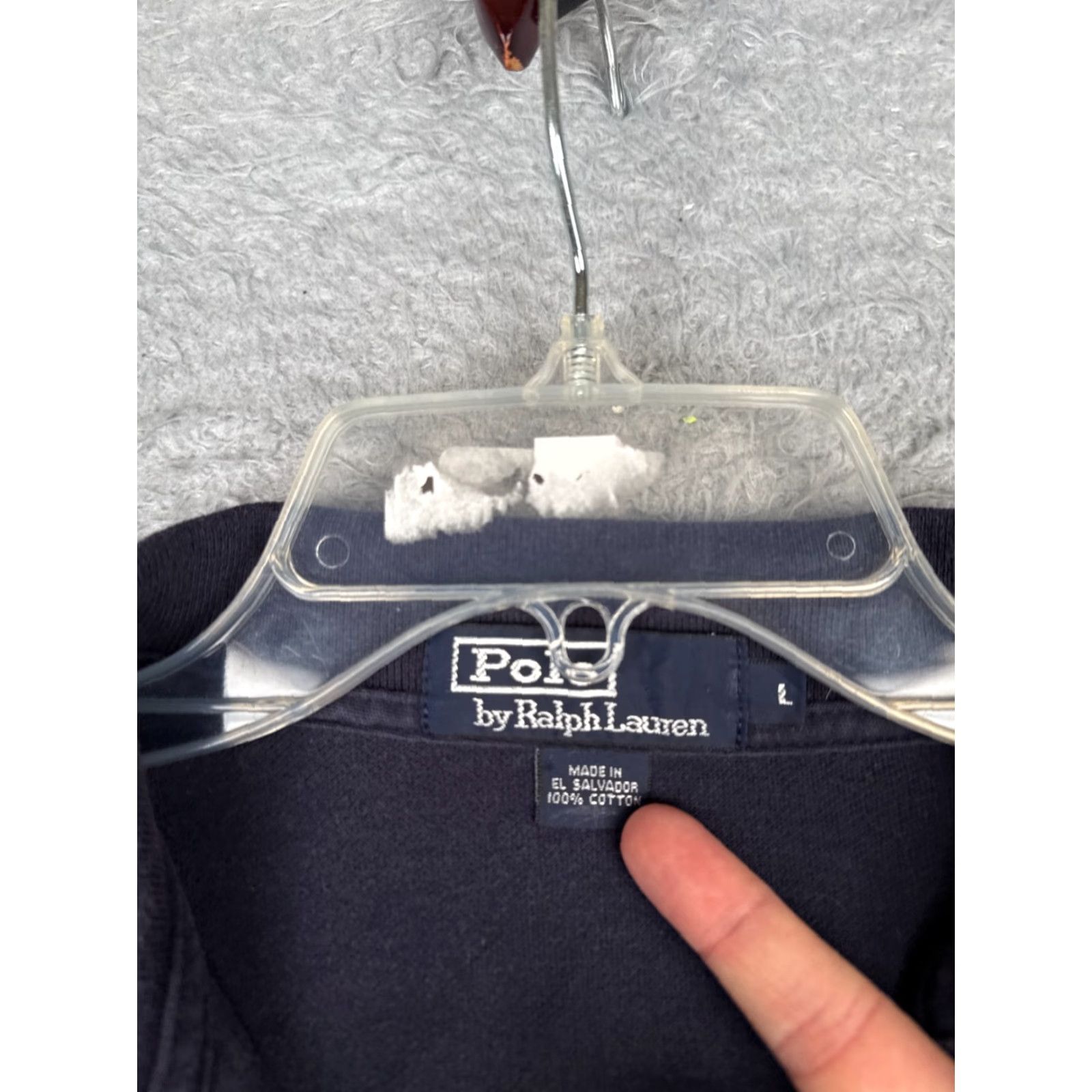 Ralph Lauren VINTAGE Ralph Lauren Polo Shirt Adult Large Blue 100% Cotton Short Sleeve Golf Golfer Embroidered Logo Mens Modern American Sports Polo Shirt Size US L / EU 52-54 / 3 - 7 Thumbnail