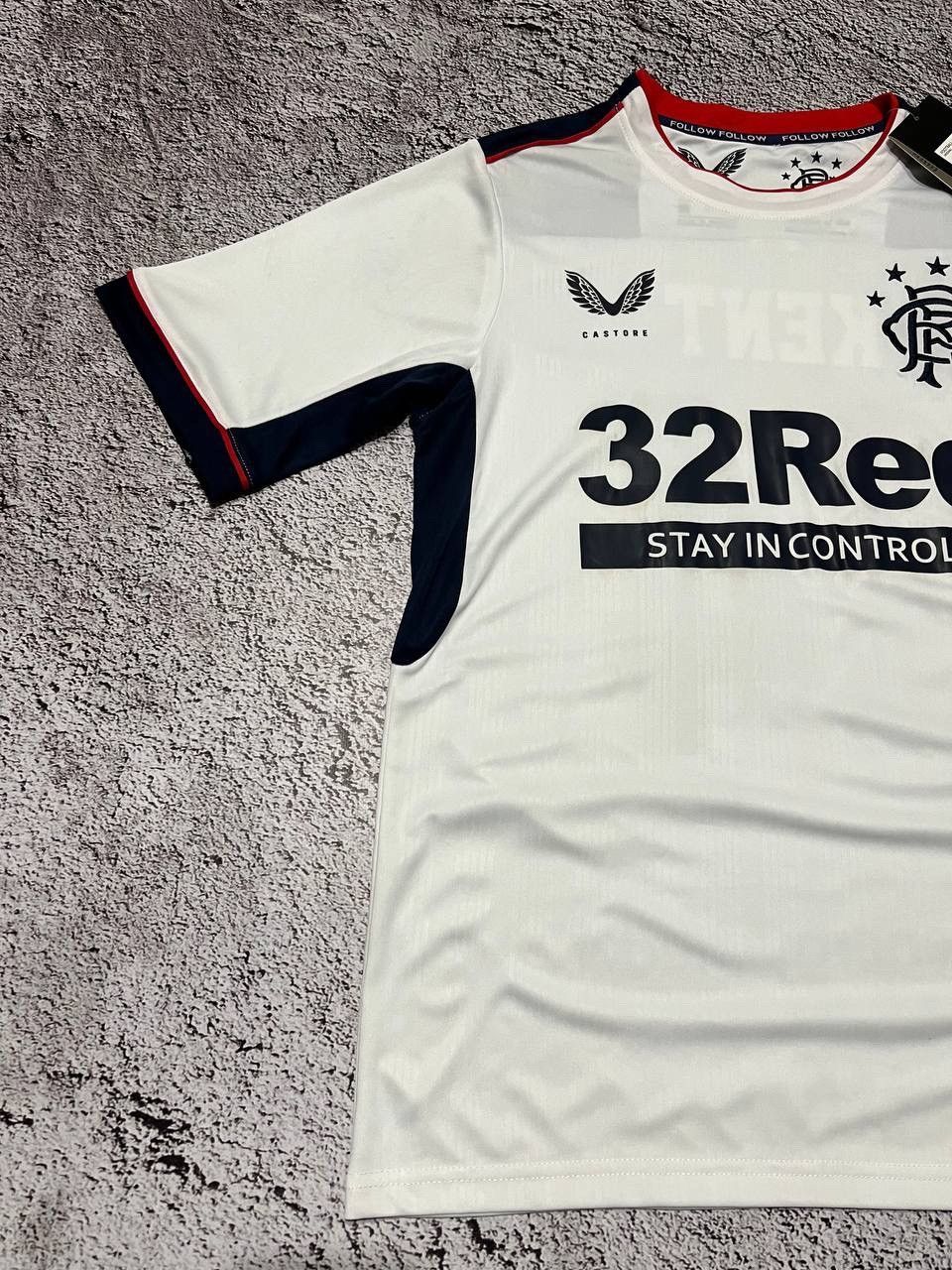 Castore Glasgow Rangers 2020-2021 Away Football Shirt Soccer Jersey Size US S / EU 44-46 / 1 - 3 Thumbnail