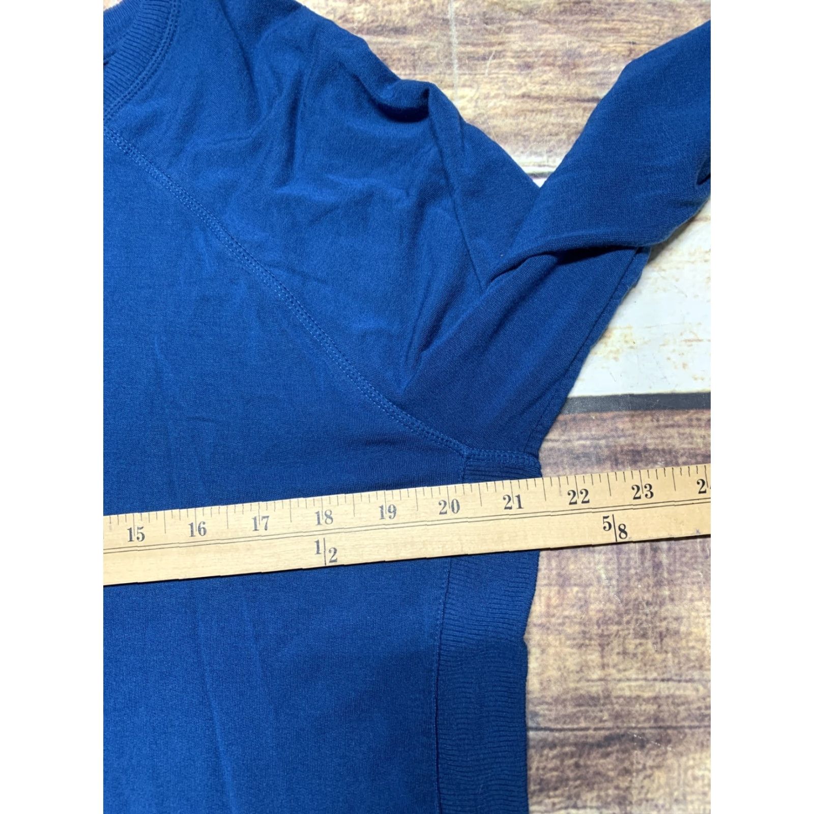 Alife Active Life Womens Blue Scoop Neck Side Slit Pullover Size Large Shirt Womens Regular Blue Pullover Arranged for Search Visibility Size L / US 10 / IT 46 - 4 Thumbnail