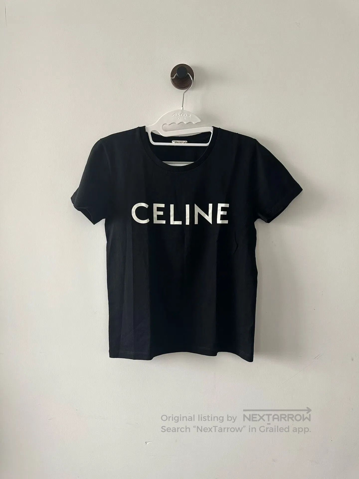 Celine Black Logo Short.