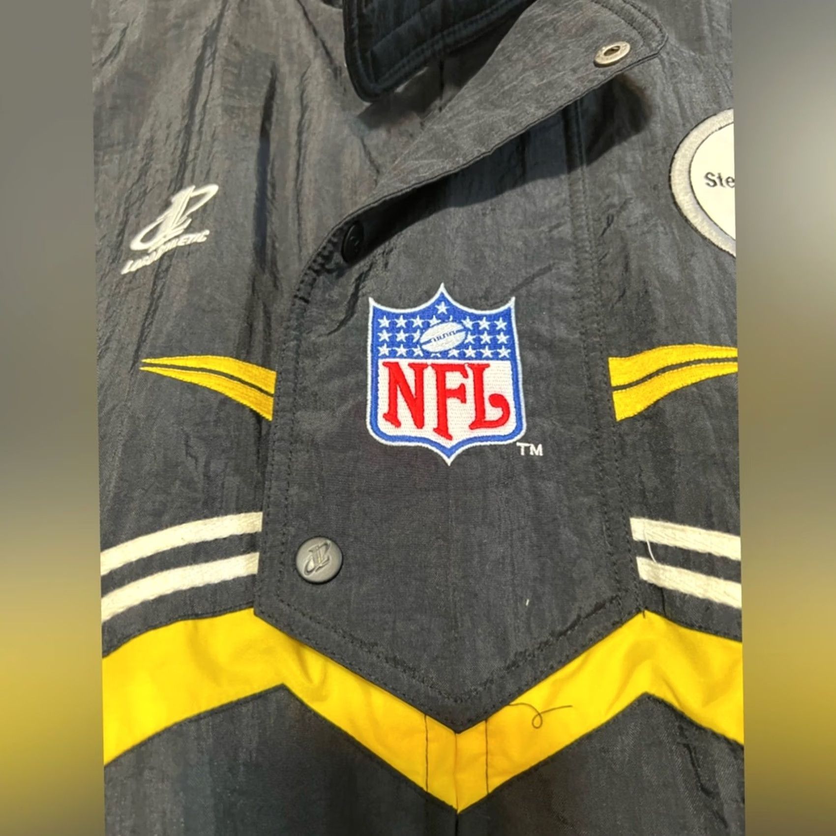 Logo Athletic VINTAGE Logo Athletic NFL Pro Line Pittsburgh Steelers Jacket Size US XL / EU 56 / 4 - 6 Thumbnail