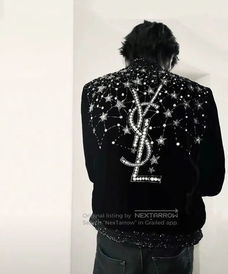 Saint Laurent Paris Saint Laurent Paris Starry Jacket Size XS / US 0-2 / IT 36-38 - 9 Thumbnail
