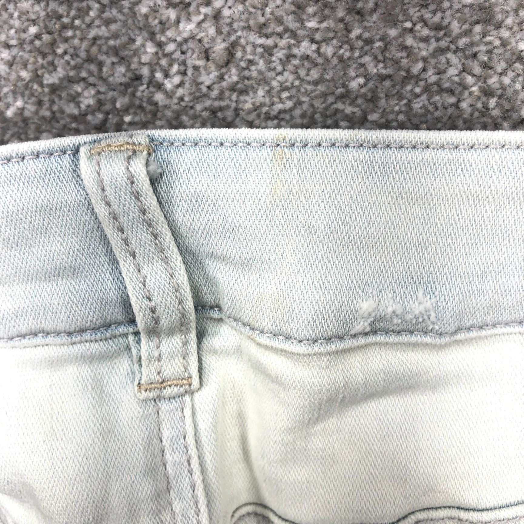 American Eagle Outfitters American Eagle Shorts Women 2 Hi Rise Cut Off Shortie Jean Super Stretch Ladies Size 26" / US 2 / IT 38 - 6 Thumbnail
