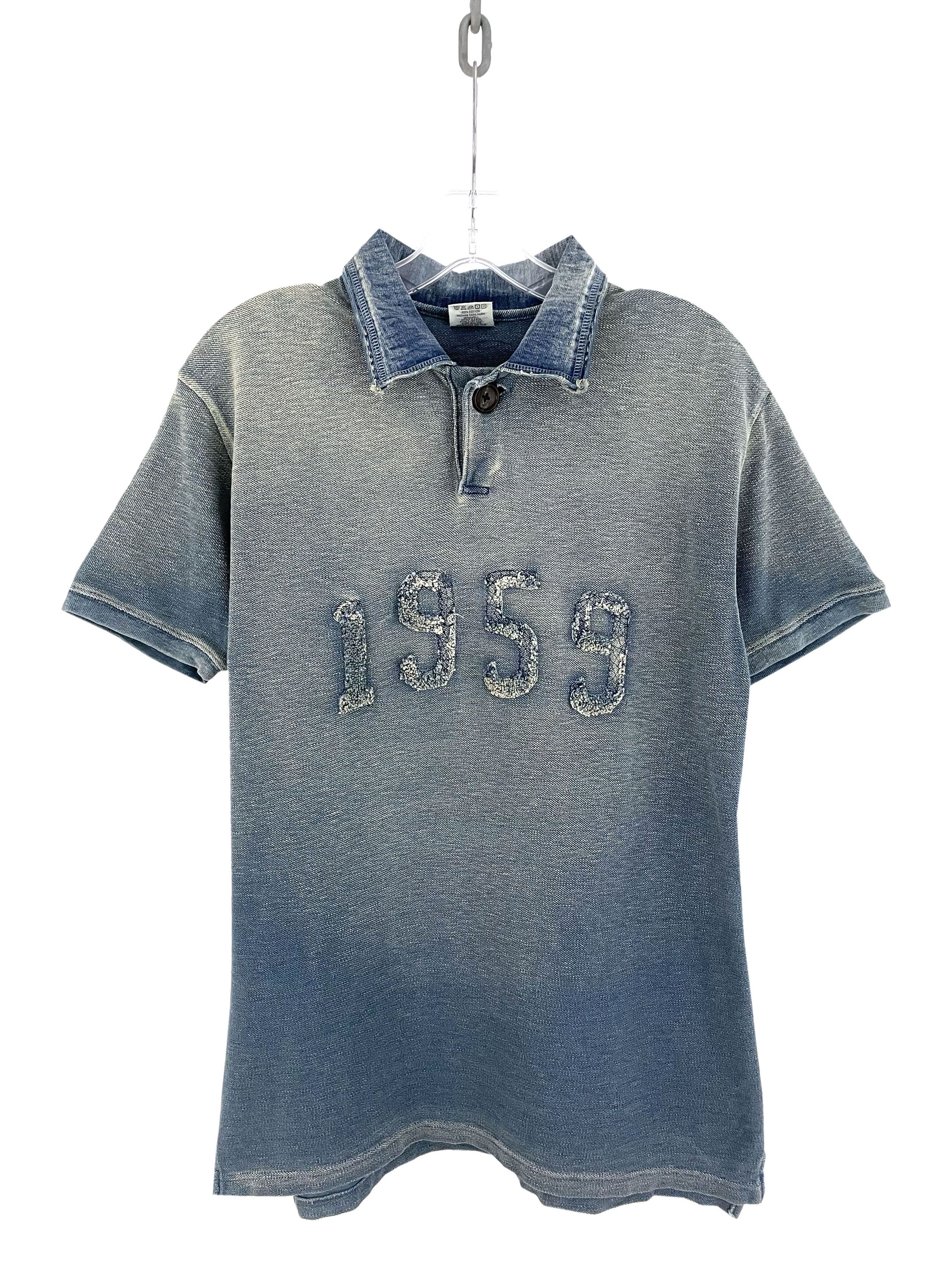 Kapital Kountry 1959 Denim Polo Size US L / EU 52-54 / 3 - 1 Thumbnail