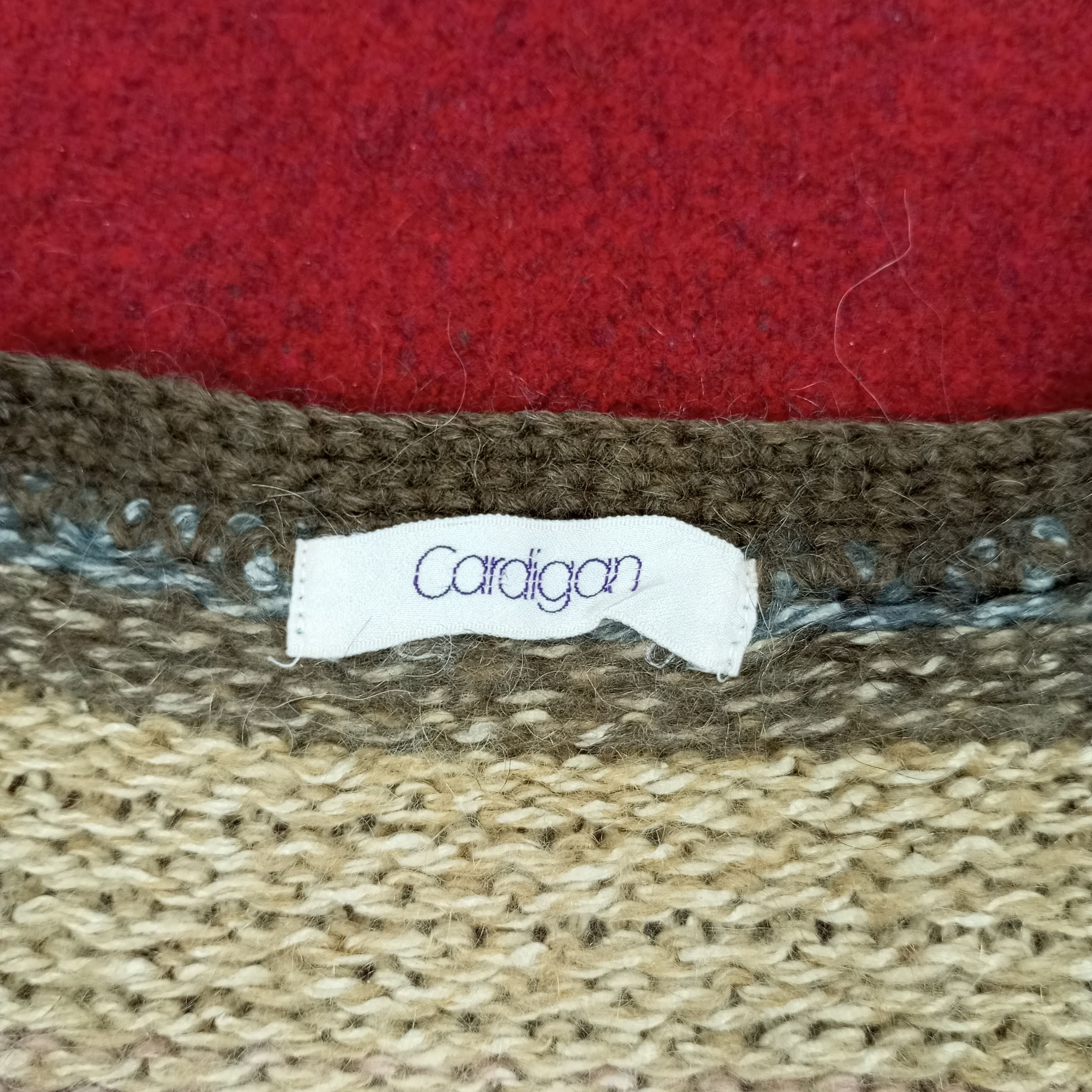 Vintage Cardigan Colourful Design Distressed Knitwear Sweater Size US S / EU 44-46 / 1 - 7 Thumbnail