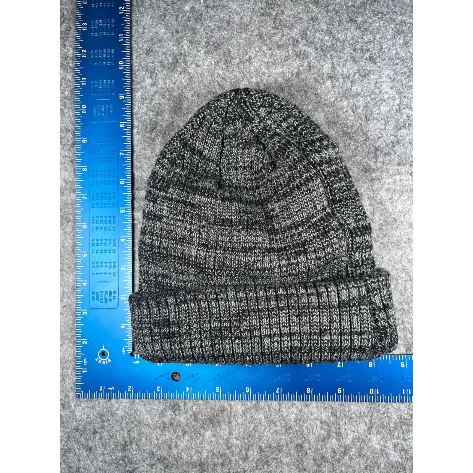 Vintage Beanie Toque Adult One Size Black White Knit Acrylic Polyester Lined Camp Ski Hat/Cap Unisex Adults Winter Outdoor Hiking Size ONE SIZE - 4 Thumbnail
