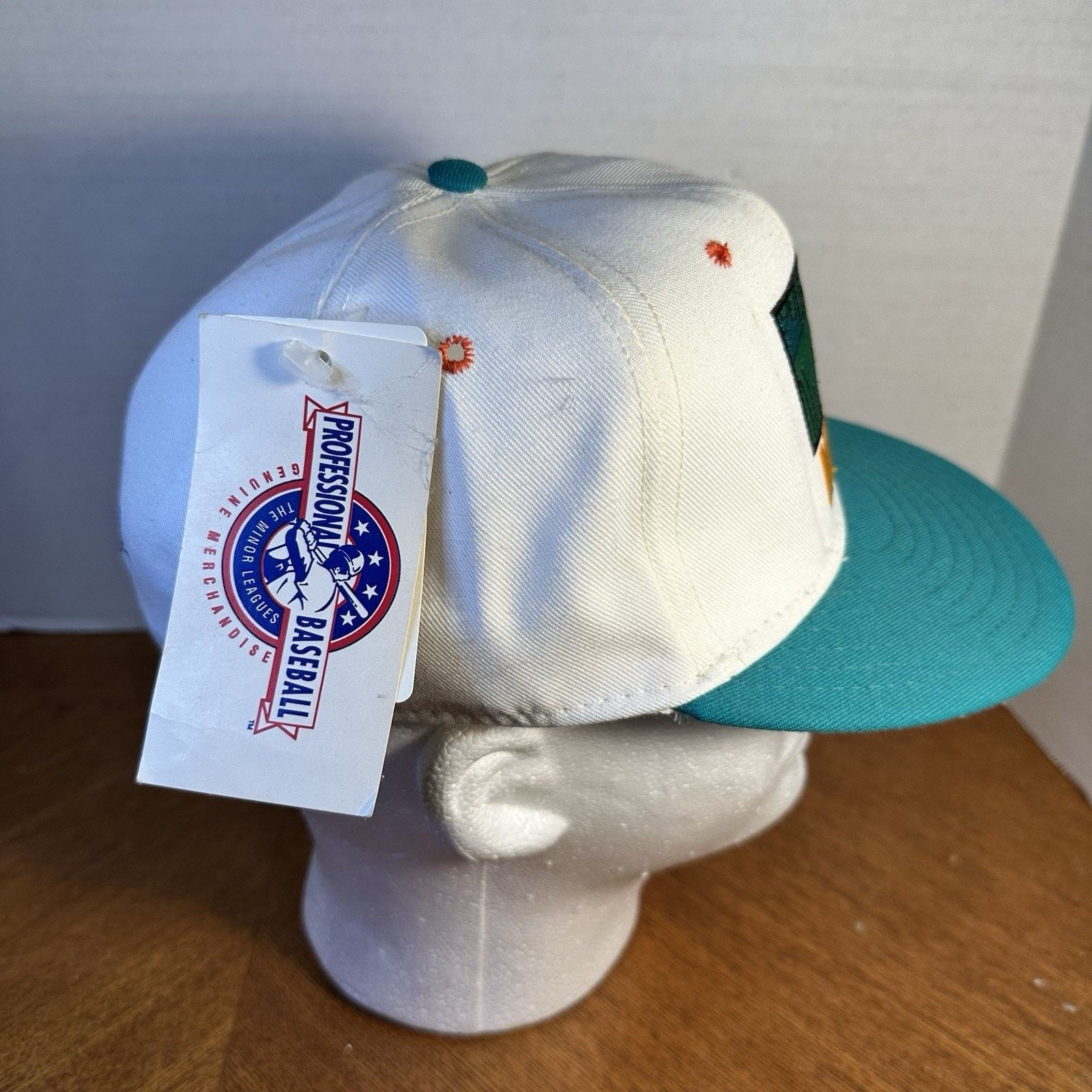 Pro Line VTG 1990's Fort Myers Miracle Pro Line Snapback Hat NWT Size ONE SIZE - 2 Thumbnail