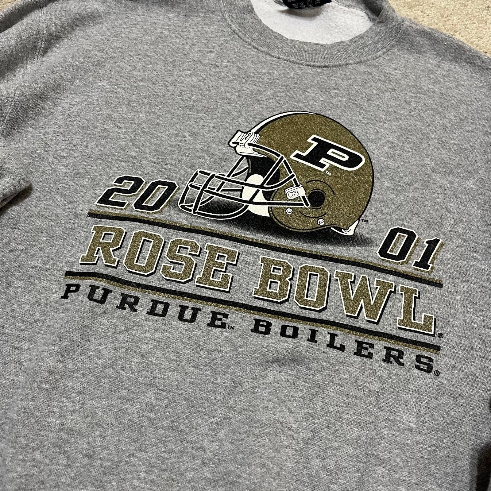 Jansport Vintage Jansport 2001 Purdue Boilermakers Rose Bowl Crewneck Size US M / EU 48-50 / 2 - 3 Thumbnail