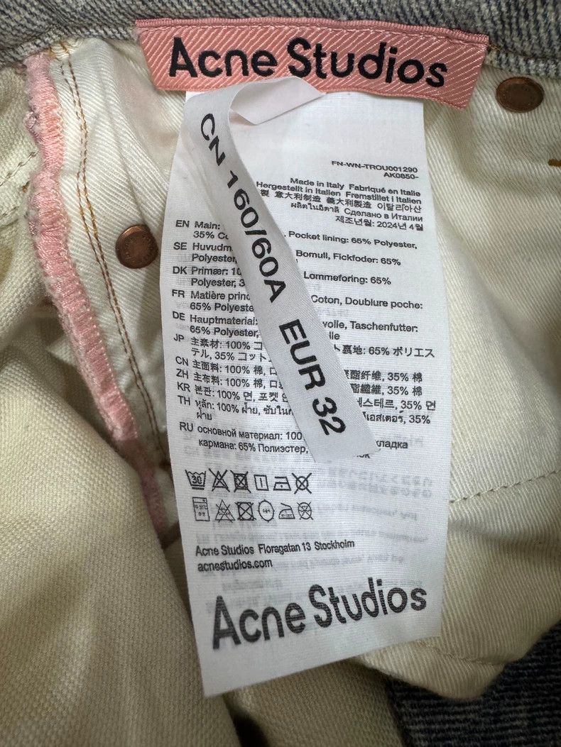 Acne Studios Acne Studios 3D trouser chain printing blue jeans Size 32" / US 10 / IT 46 - 6 Thumbnail