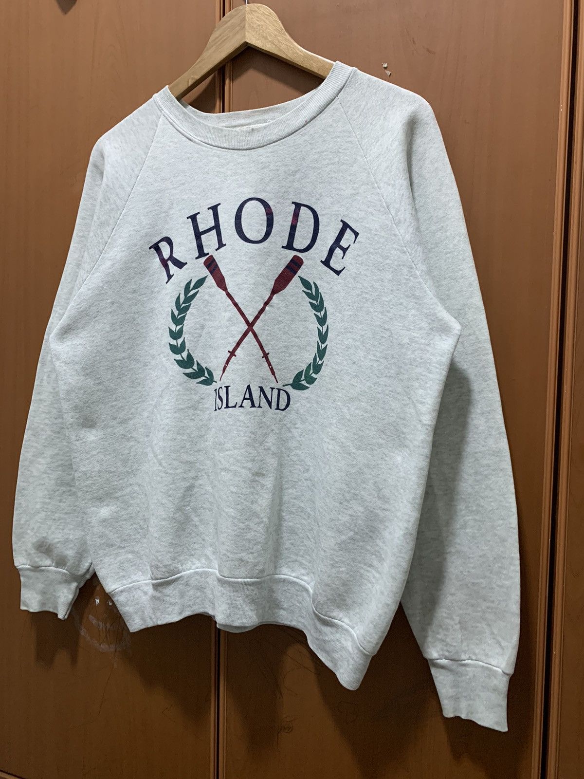 Fruit Of The Loom Vintage Rhode Island Crewneck Sweatshirt Size US L / EU 52-54 / 3 - 2 Thumbnail