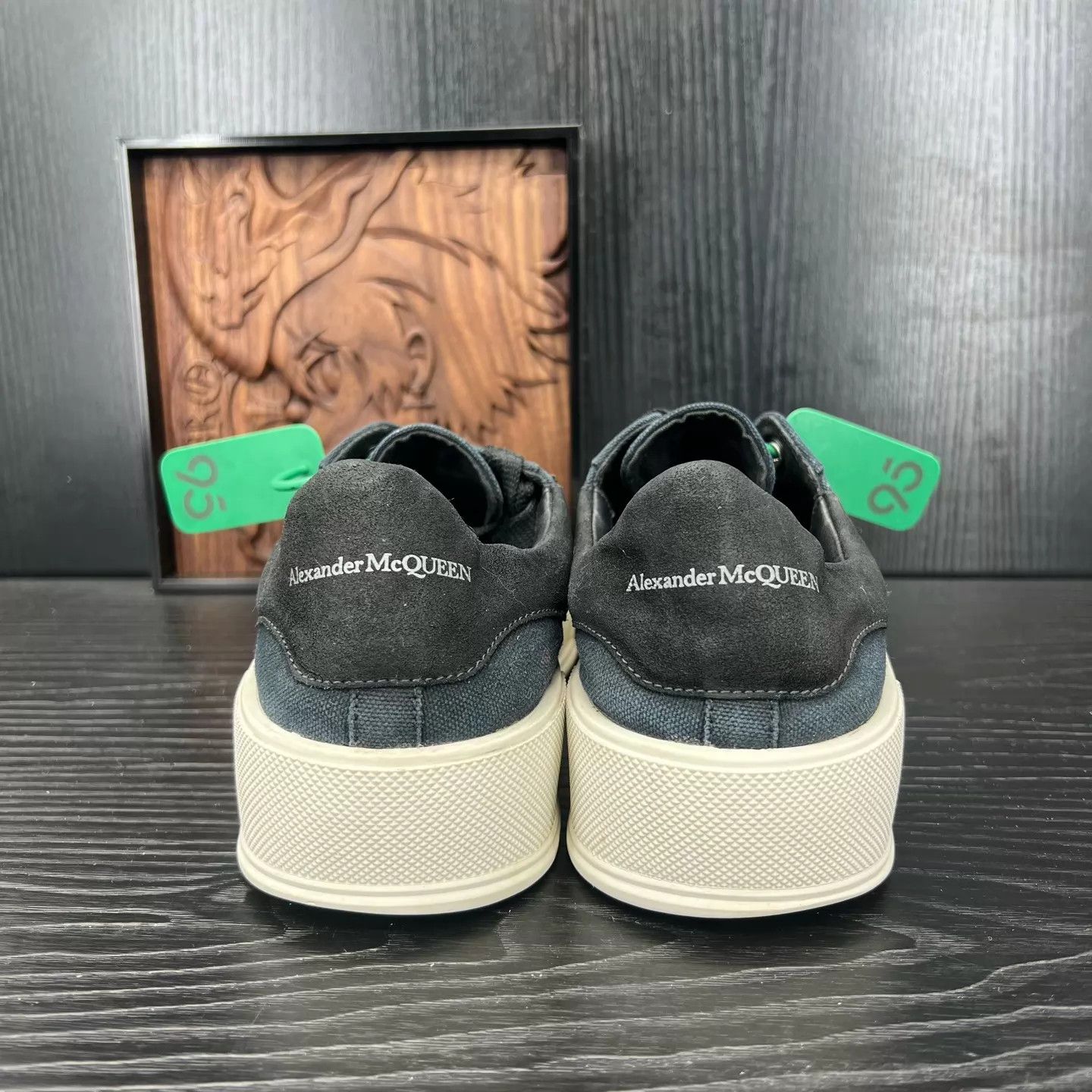 Alexander McQueen Alexander McQueen Men's Deck Black & White Size 42 Size US 9 / EU 42 - 5 Thumbnail