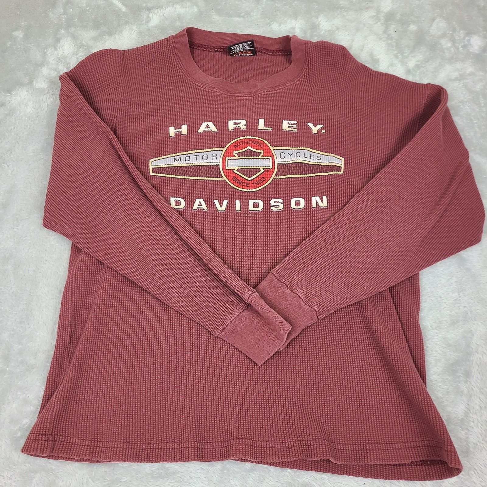 Harley Davidson Harley Davidson Sweater Mens Large Red Long Sleeve Chicks N Size US L / EU 52-54 / 3 - 1 Thumbnail