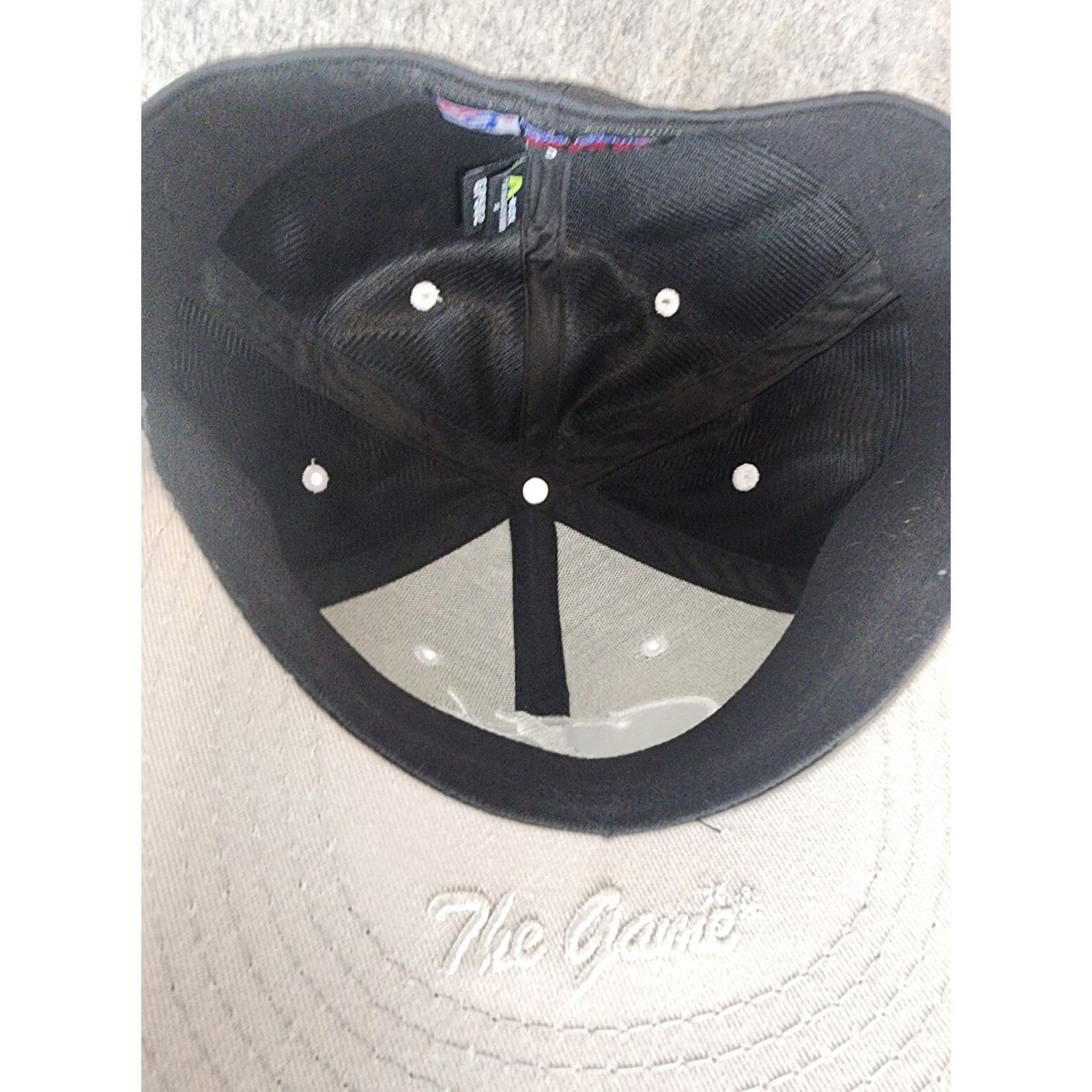 Vintage VINTAGE? The Game Fitted Hat Size Small Men Black Baseball Cap S Size The Game Men Black Baseball Cap Small Size ONE SIZE - 5 Thumbnail