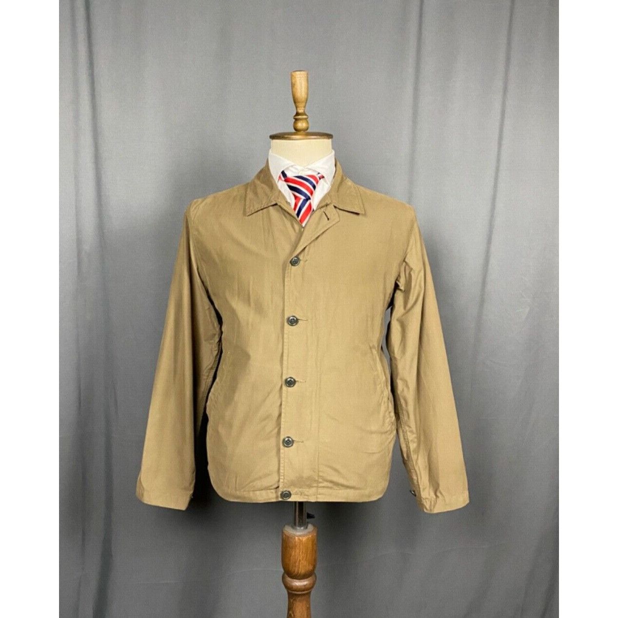 Polo Ralph Lauren Polo Ralph Lauren VTG Men's Beige Brown Coach Zip Collared J Size US M / EU 48-50 / 2 - 1 Thumbnail